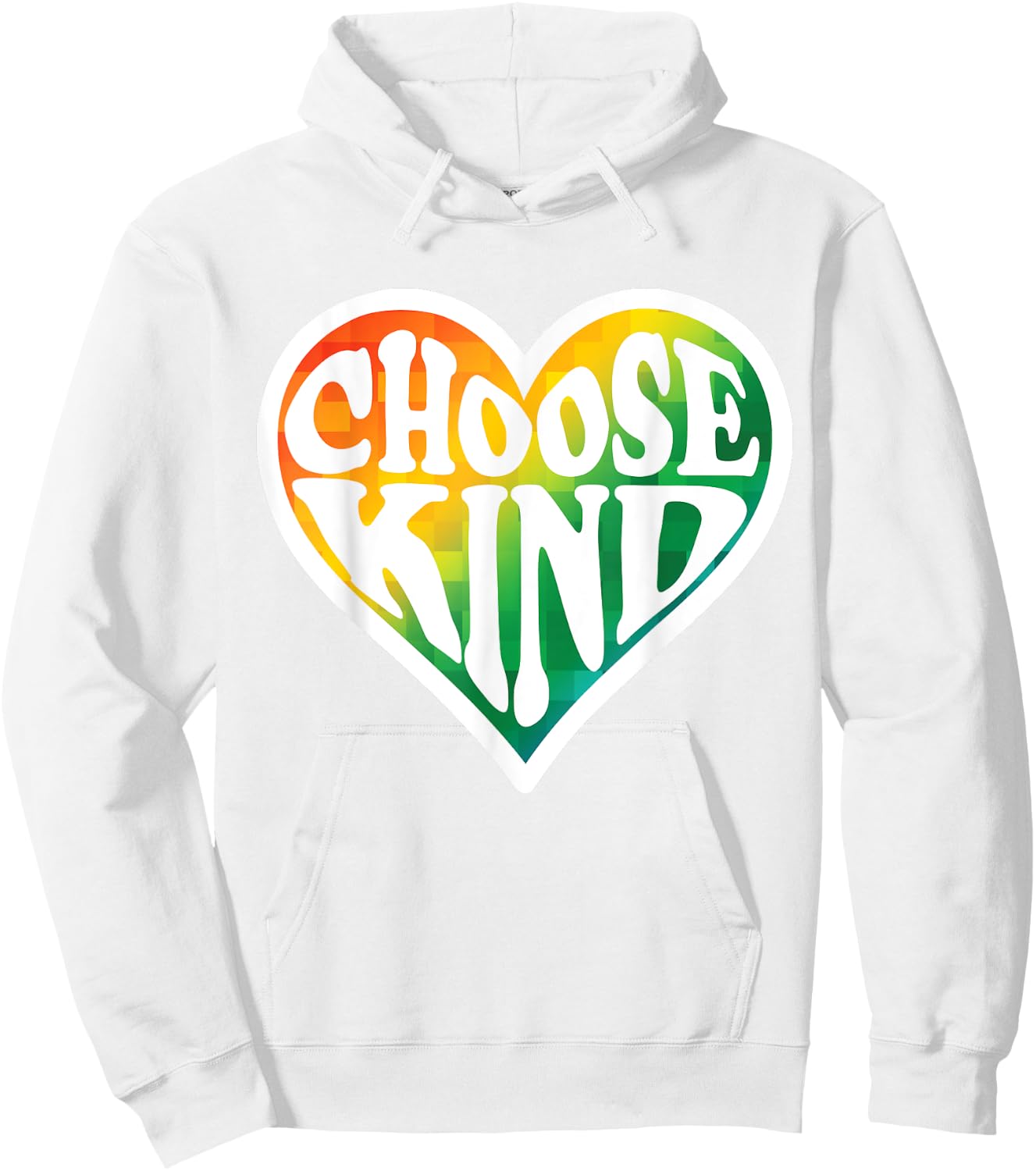 Rainbow Heart Teacher Choose Kind Gifts Women Kids Hoodie - Hoodie | White