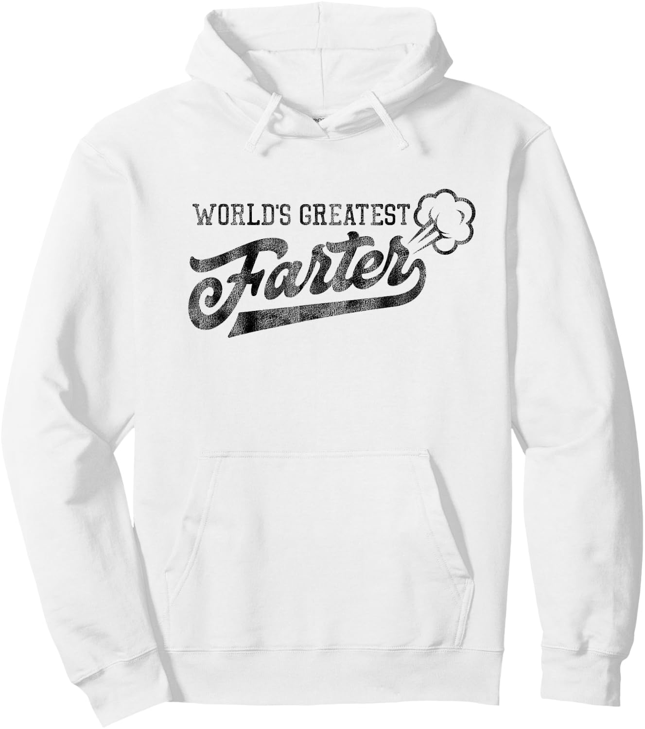 World's Greatest Farter Fart Dad Joke Father's Day Hoodie - Hoodie | White