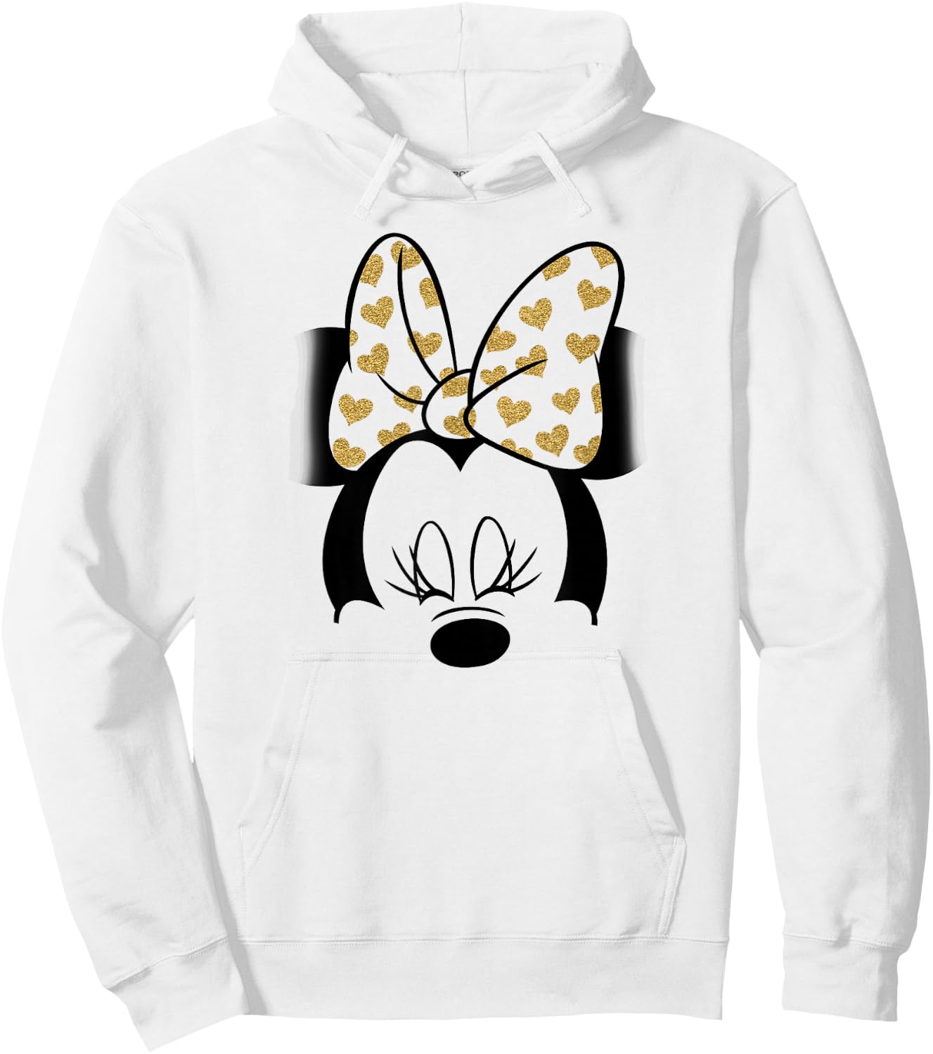 Disney - Minnie Mouse Golden Bow Hoodie - Hoodie | White