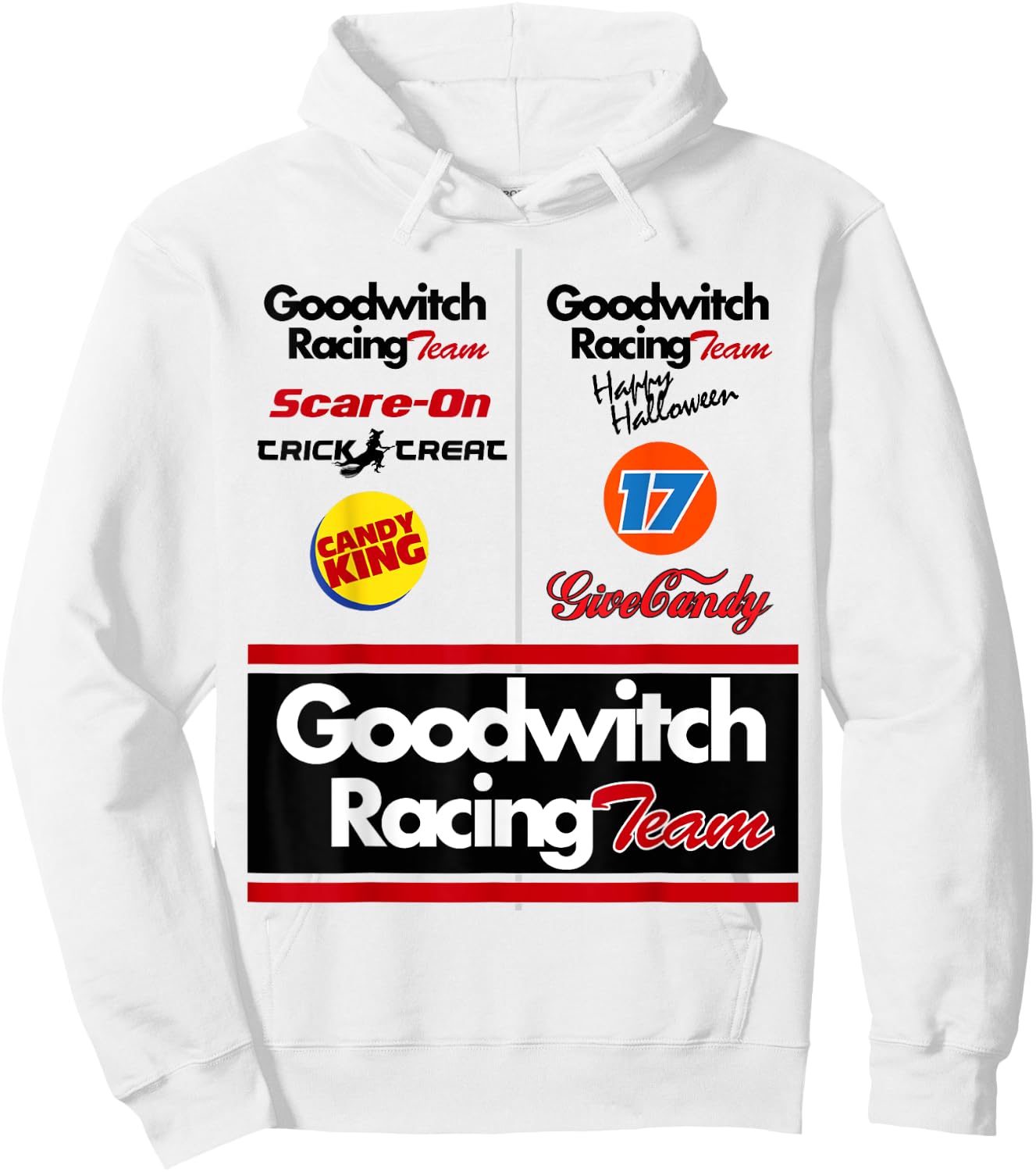 Race car driver Halloween costume women boys Hoodie - Hoodie | White