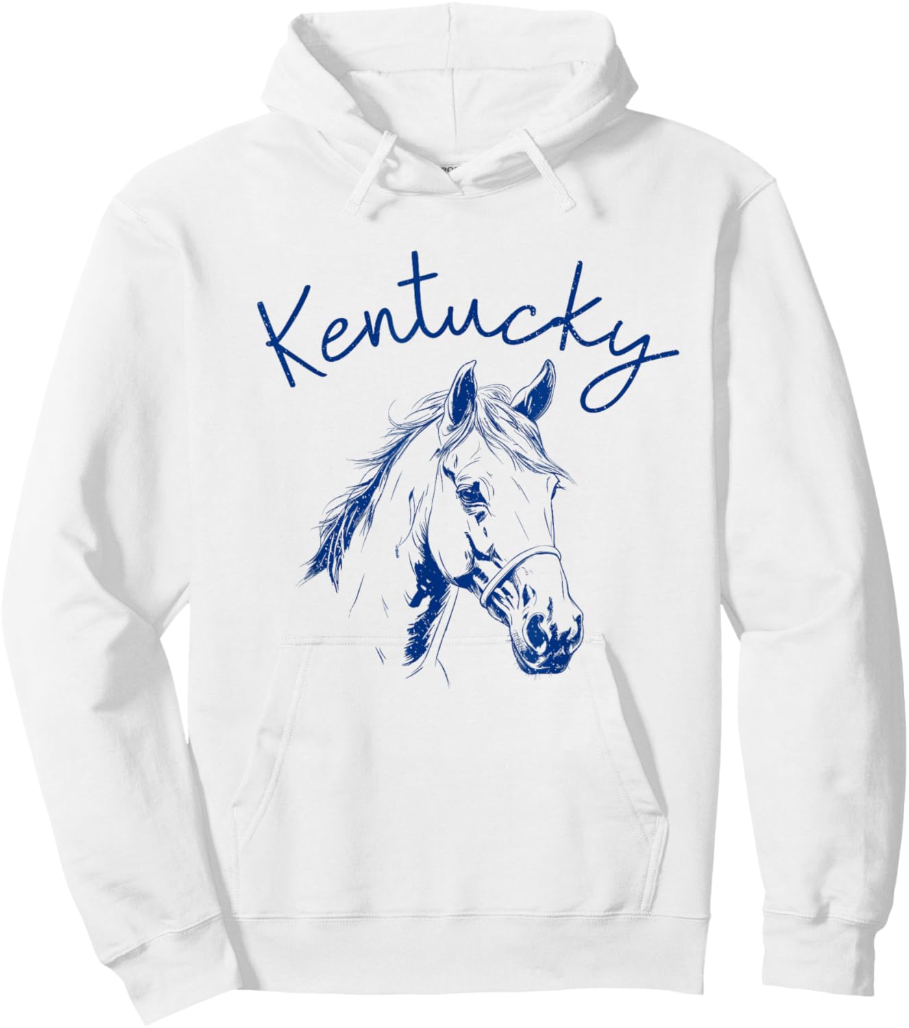 Kentucky Cute Horse Women Girls Hoodie - Hoodie | White