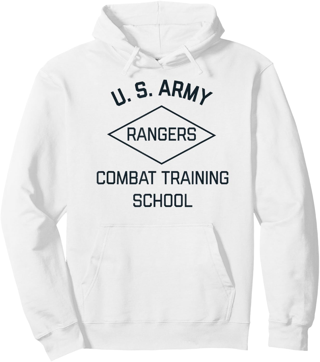 US Army Ranger Combat Training School WW2 Vintage PT Hoodie - Hoodie | White