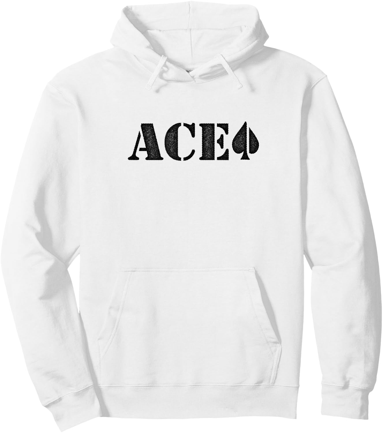 Ace of Spades Army Ace Poker Night Hoodie - Hoodie | White
