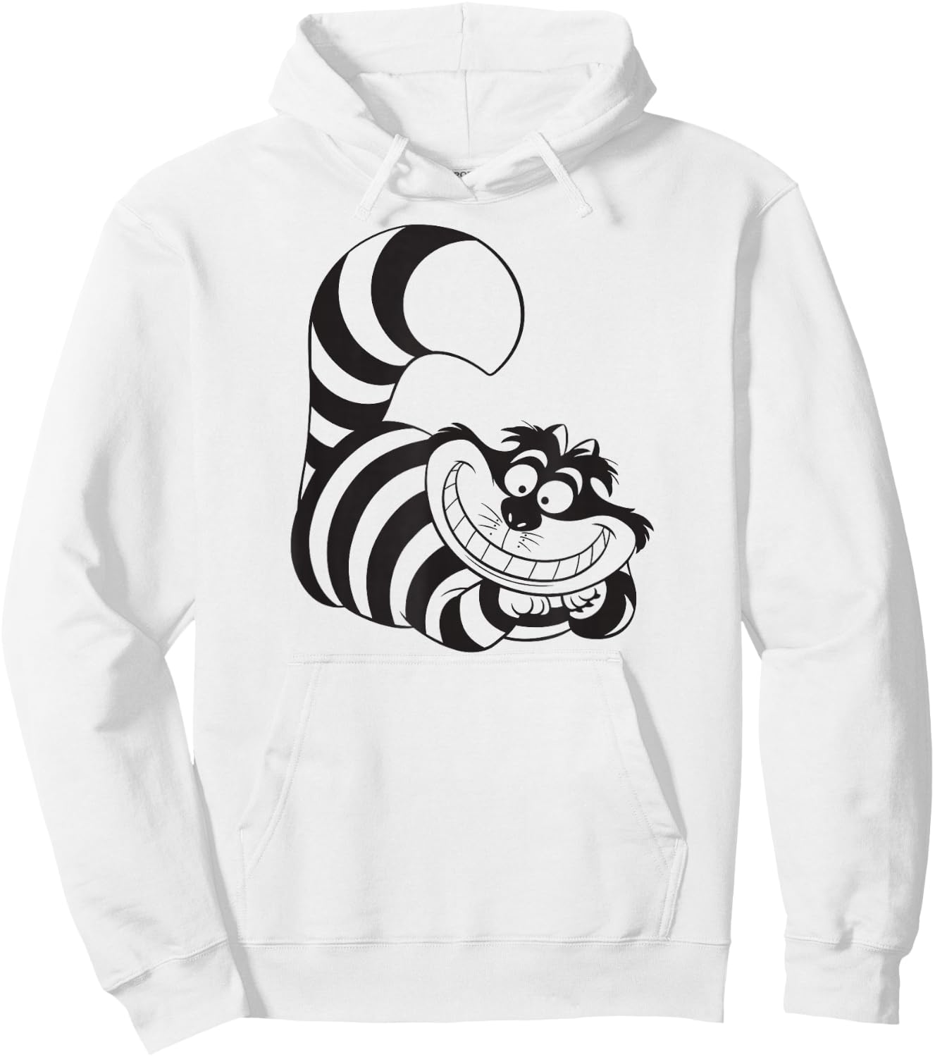 Alice in Wonderland - Cheshire Cat Smiling Hoodie - Hoodie | White