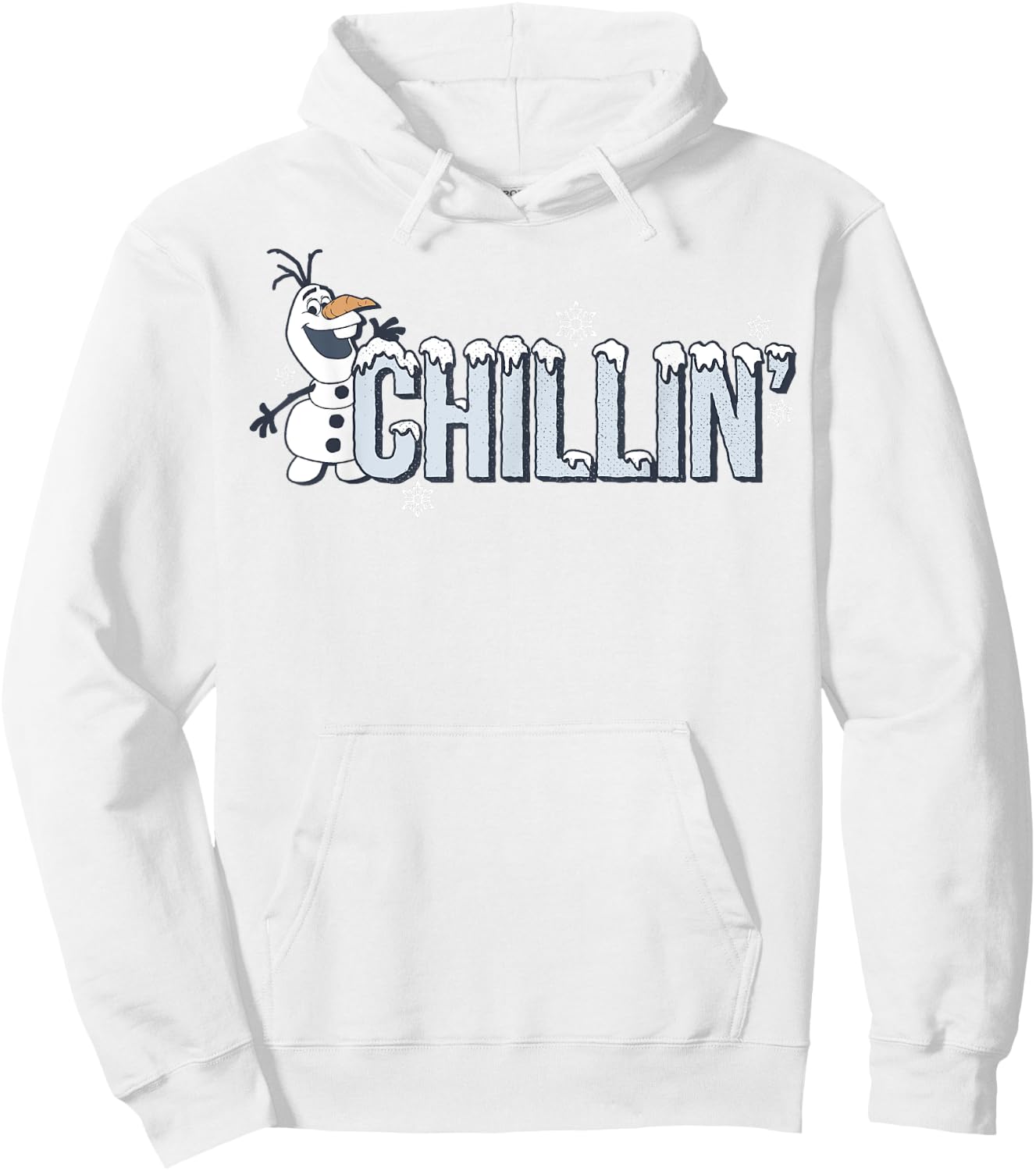 Disney Frozen Olaf Chillin' Snowflakes Portrait Hoodie - Hoodie | White
