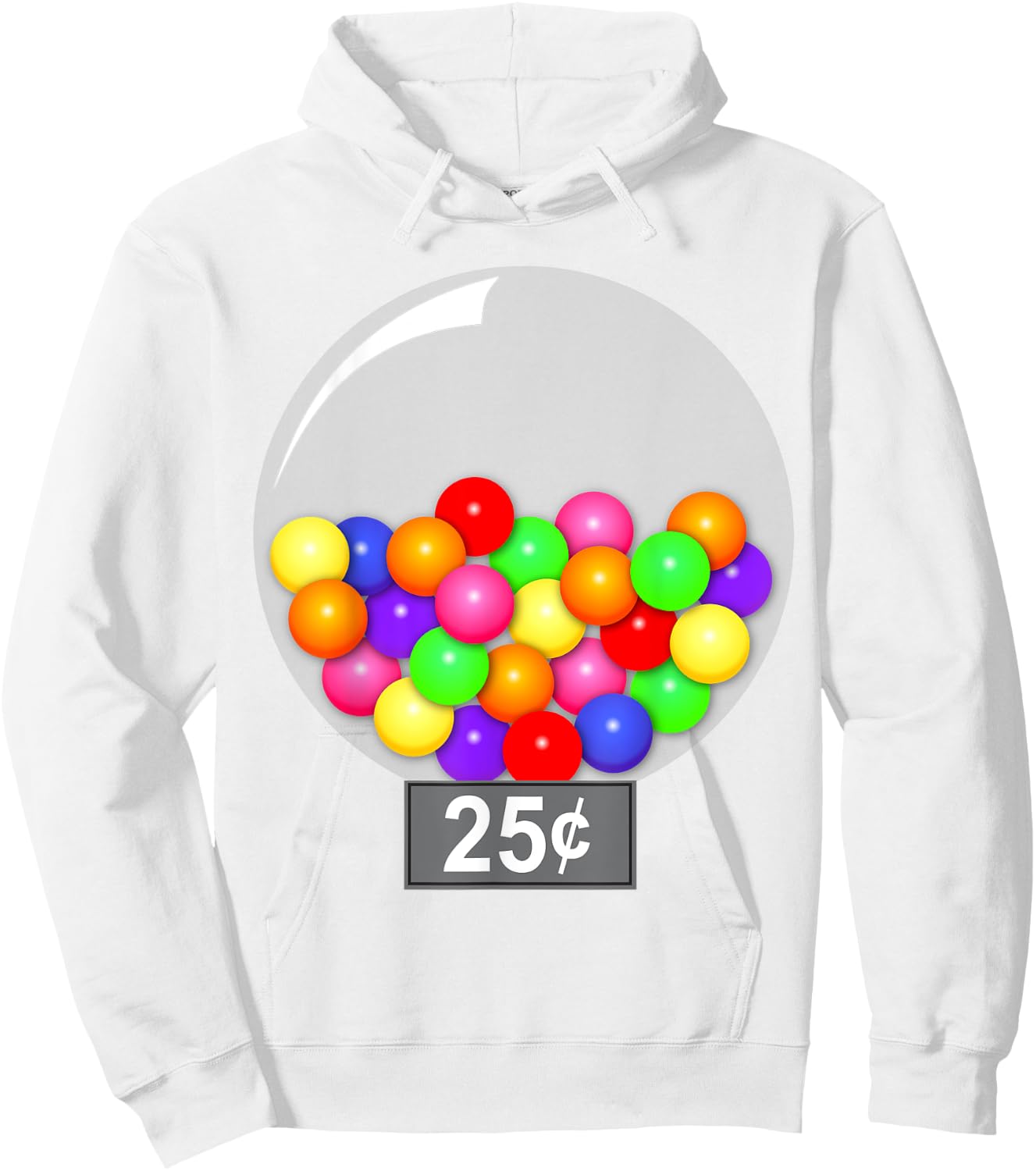 Gumball Machine Quarter Couples Halloween Costume Hoodie - Hoodie | White
