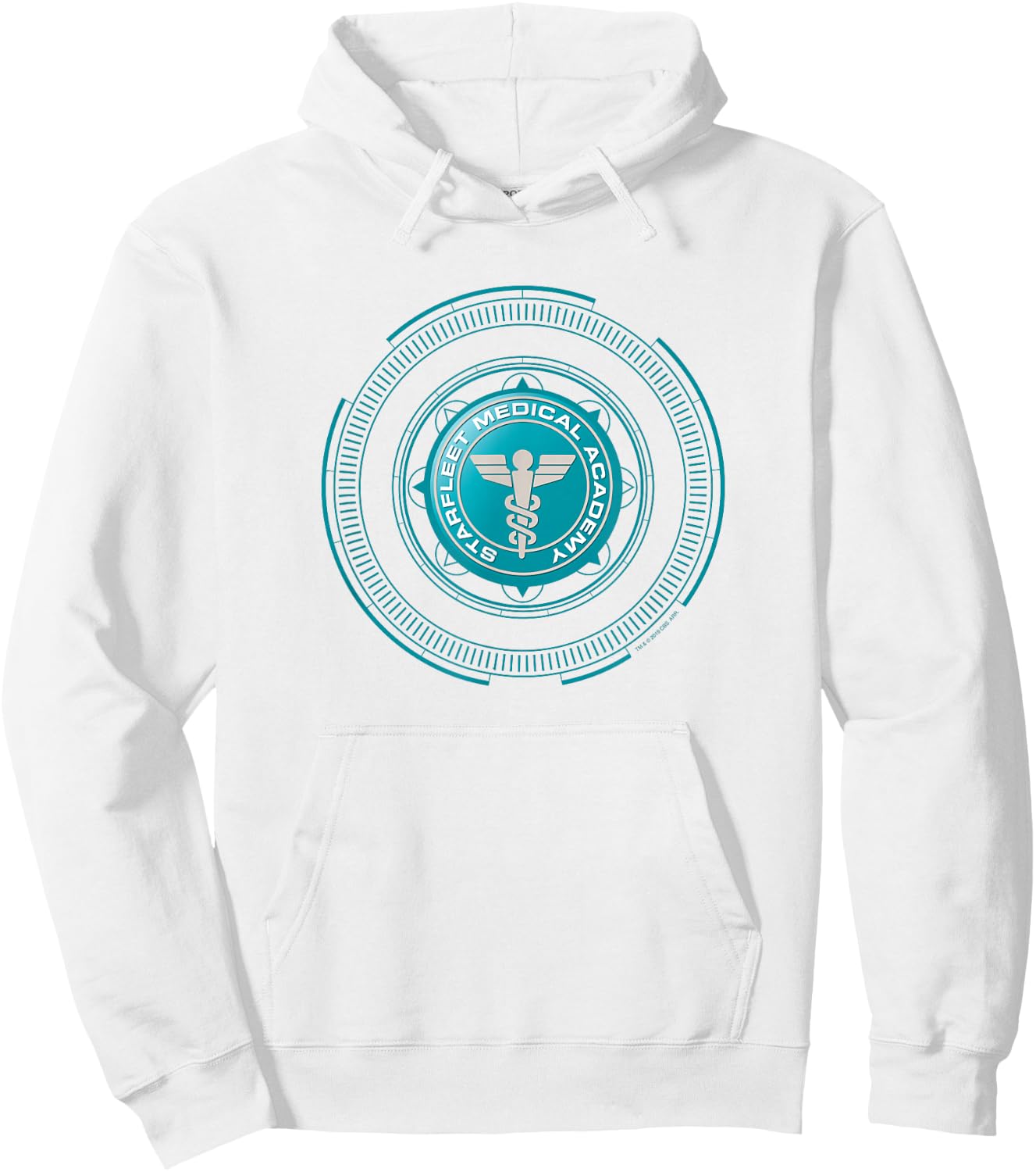 Star Trek Starfleet Medical Badge Hoodie - Hoodie | White