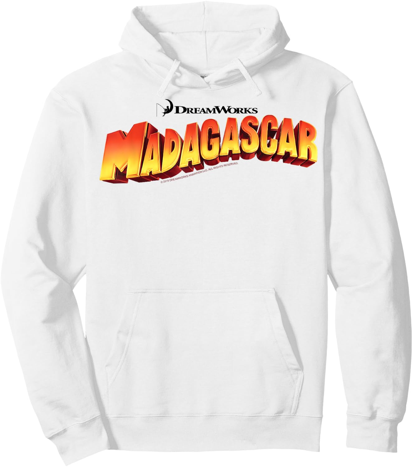 Madagascar Classic Movie Logo Hoodie - Hoodie | White