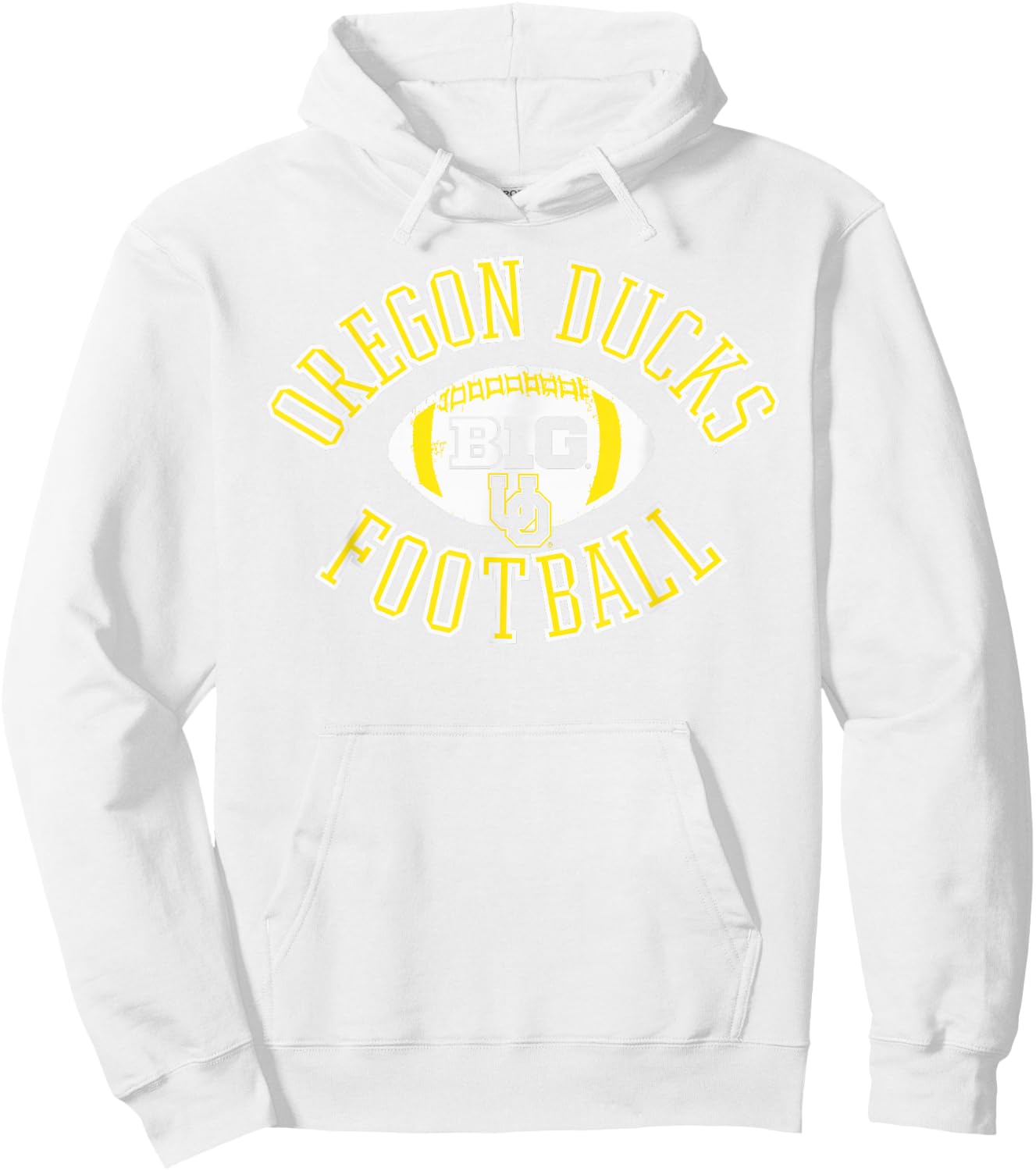 Oregon Ducks Big 10 Football Huddle Green Hoodie - Hoodie | White