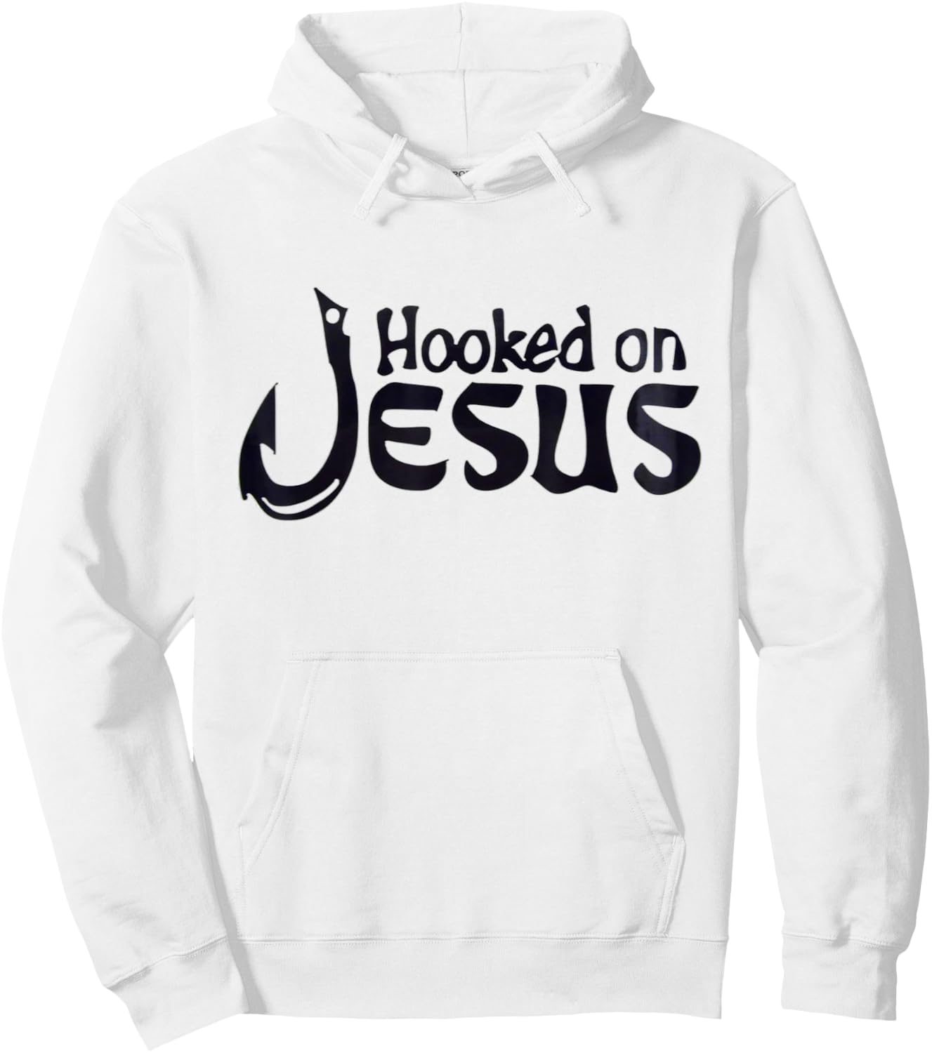 hooked on Jesus, Faith love god shirt Hoodie - Hoodie | White