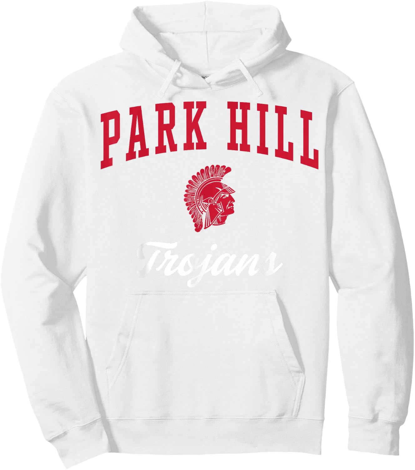 Park Hill High School Trojans Hoodie - Hoodie | White