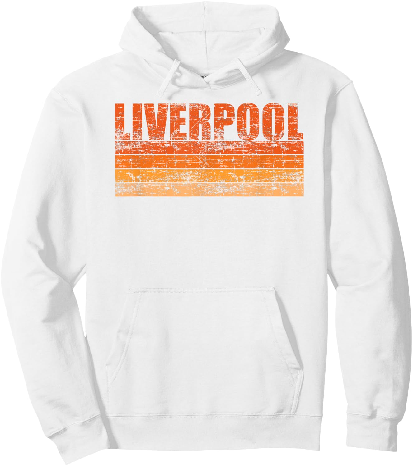 Liverpool Shirt Vintage Retro England Hoodie - Hoodie | White