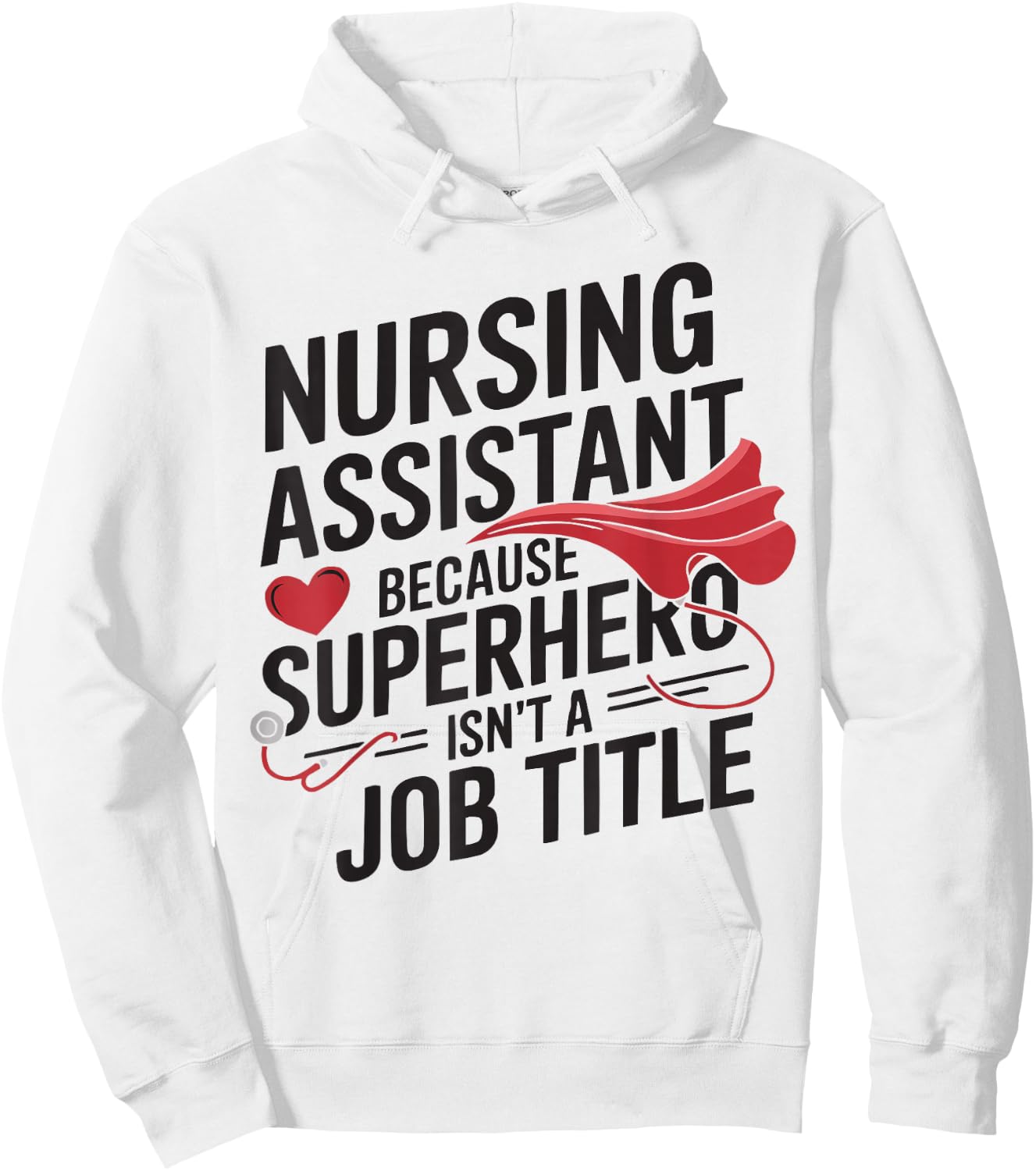 CNA Certified Nursing Assistant Medical Hospital Hoodie - Hoodie | White