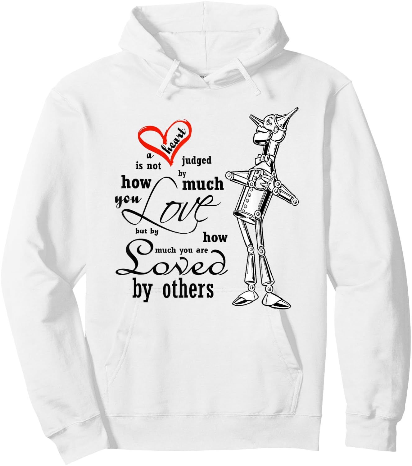 The Wonderful Wizard of Oz quote Hoodie - Hoodie | White