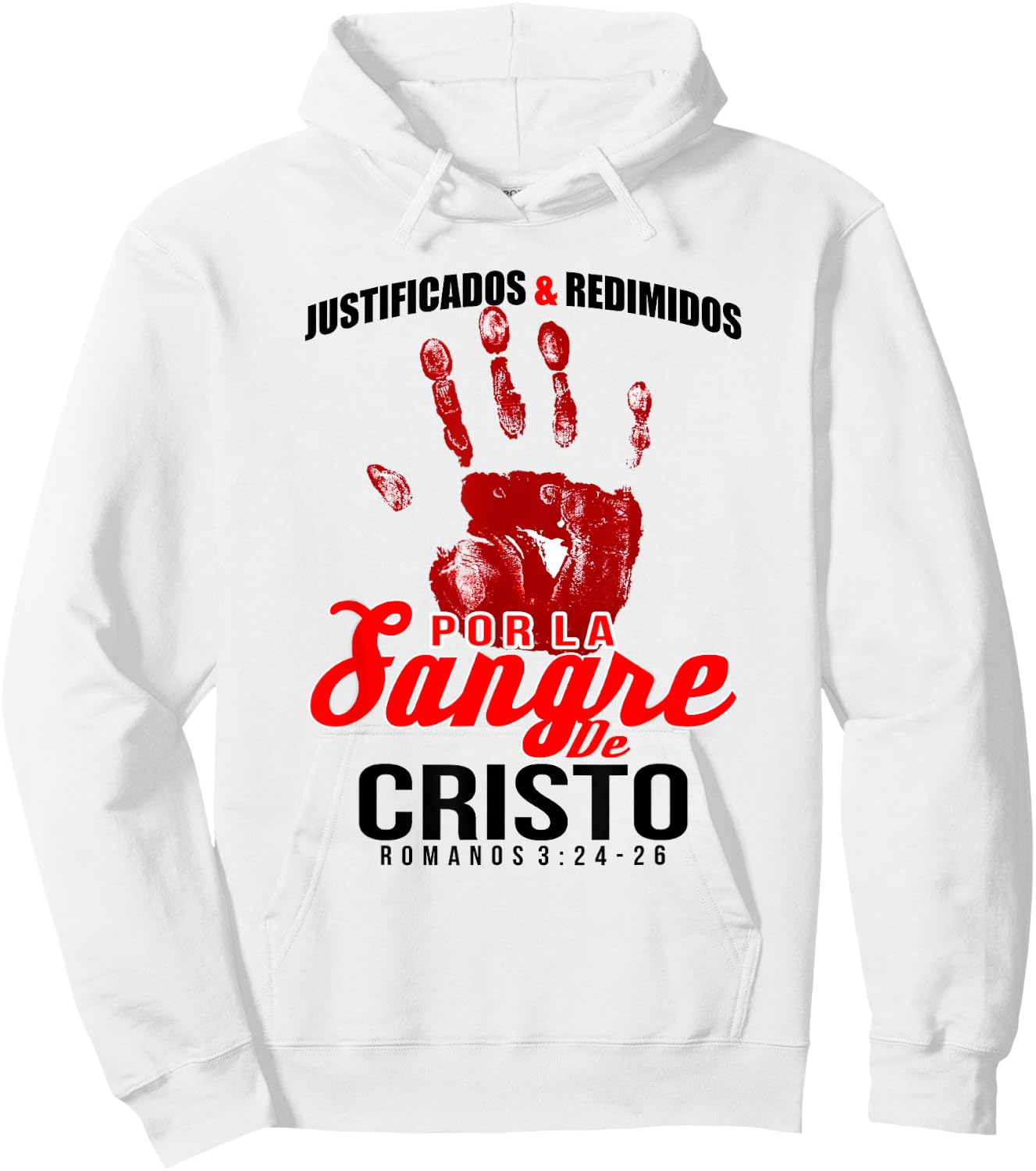 Camisas Cristianas En Espanol Hoodie - Hoodie | White
