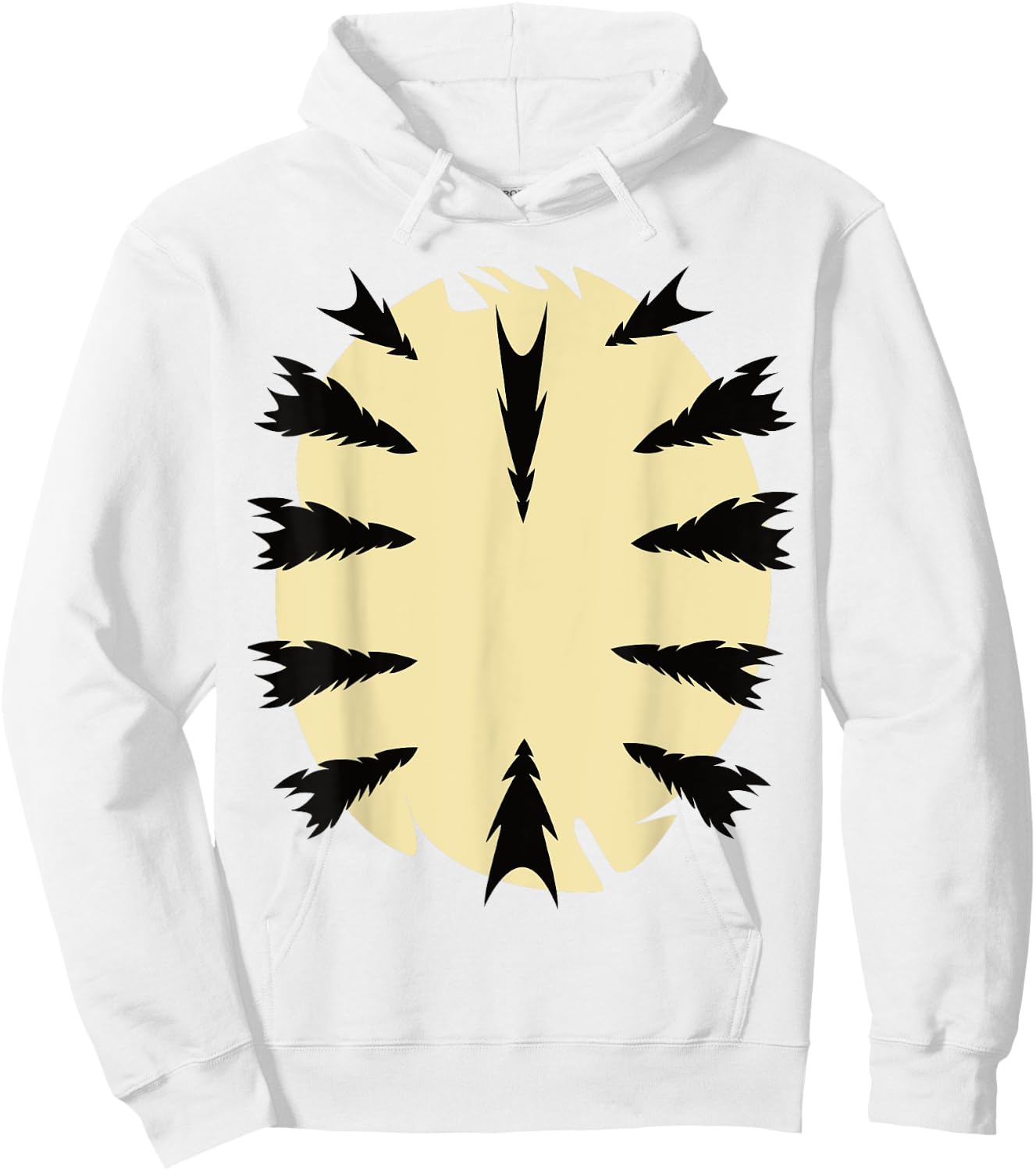 Halloween Orange Funny DIY Tiger Costume Gift Boys Girls Hoodie - Hoodie | White