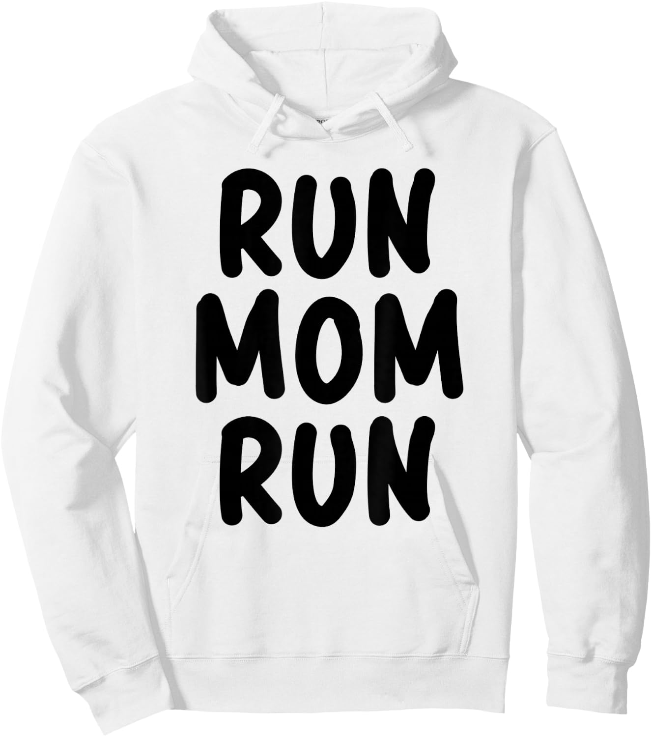 Funny Run Mom Marathon 5k Family Race Day Gift Hoodie - Hoodie | White