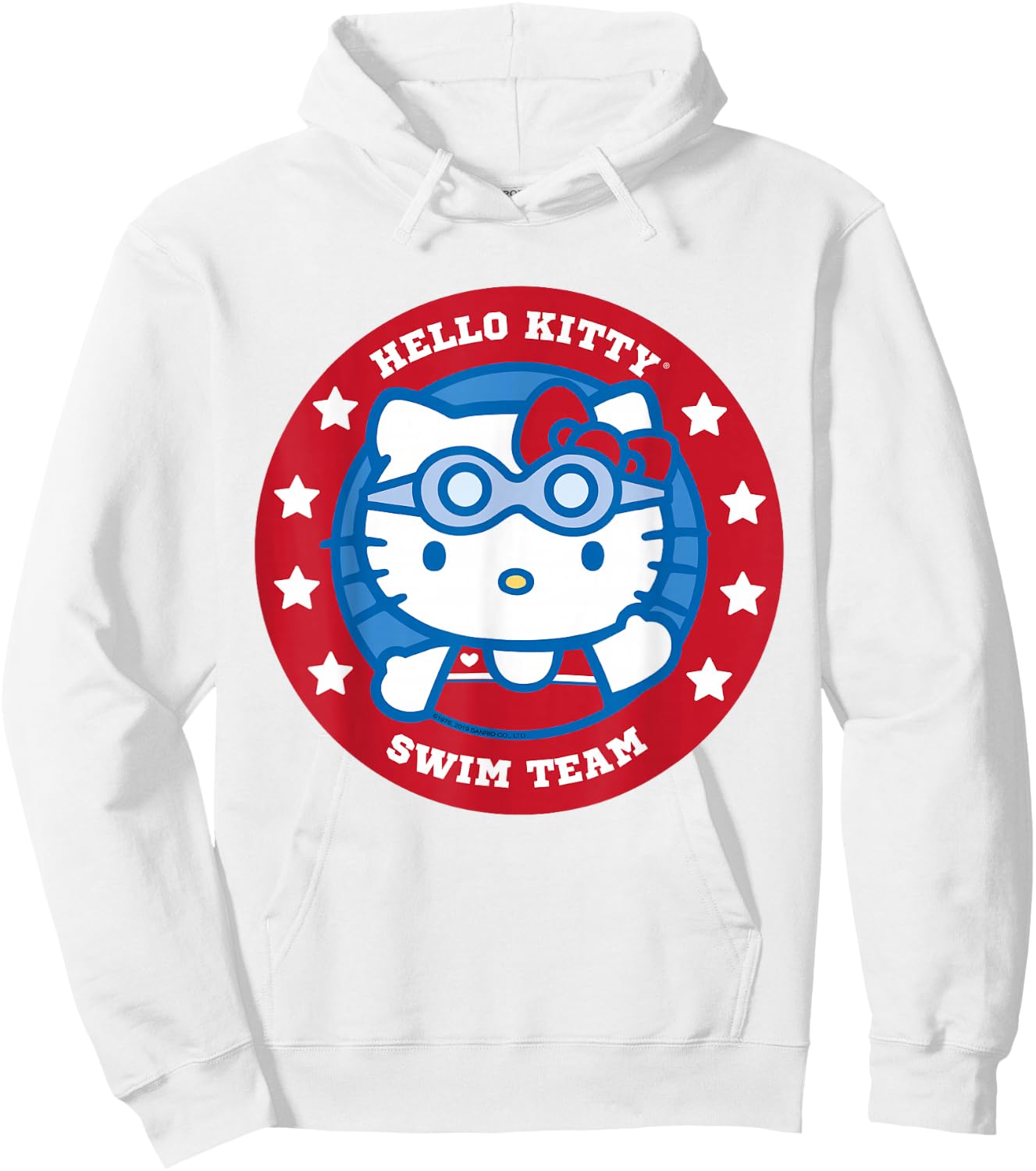 Hello Kitty Swim Team Swimmer Shirt Hoodie - Hoodie | White