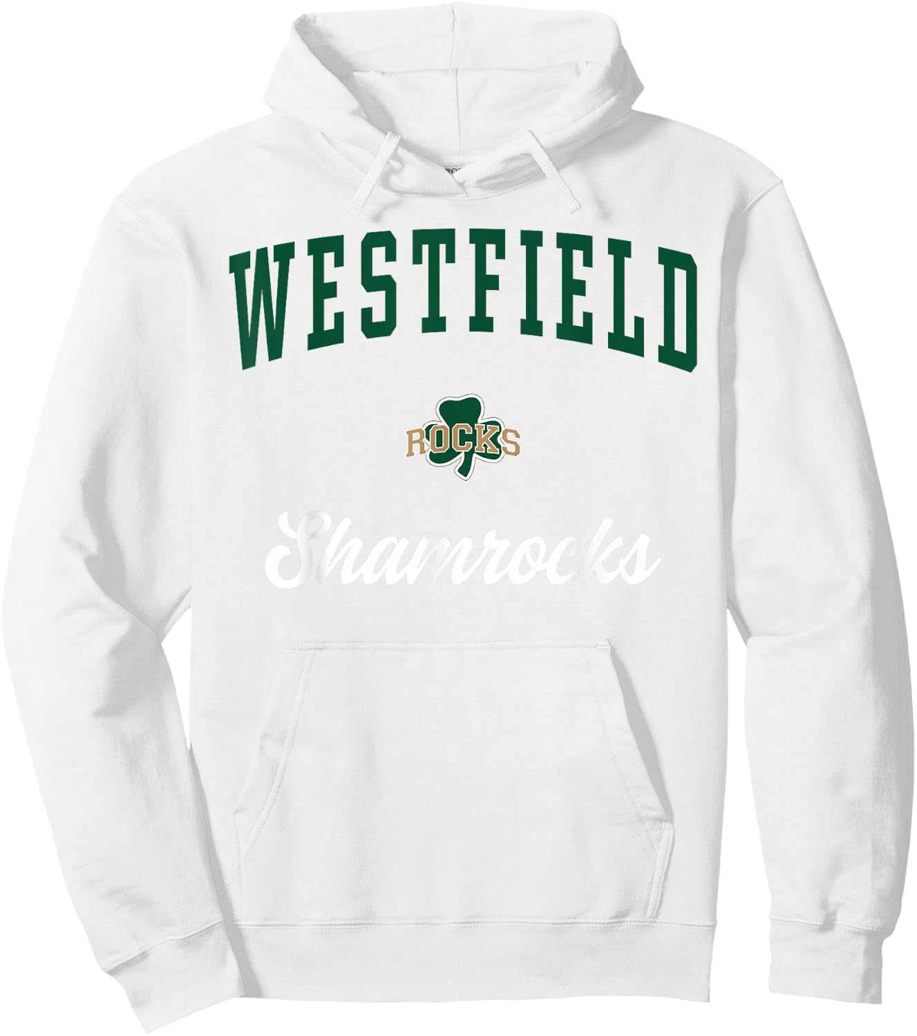 Westfield High School Shamrocks Hoodie - Hoodie | White