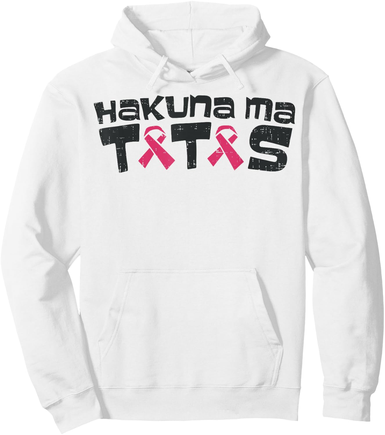 Funny Breast Cancer Awareness Shirt Ma Tatas Support Gift Hoodie - Hoodie | White