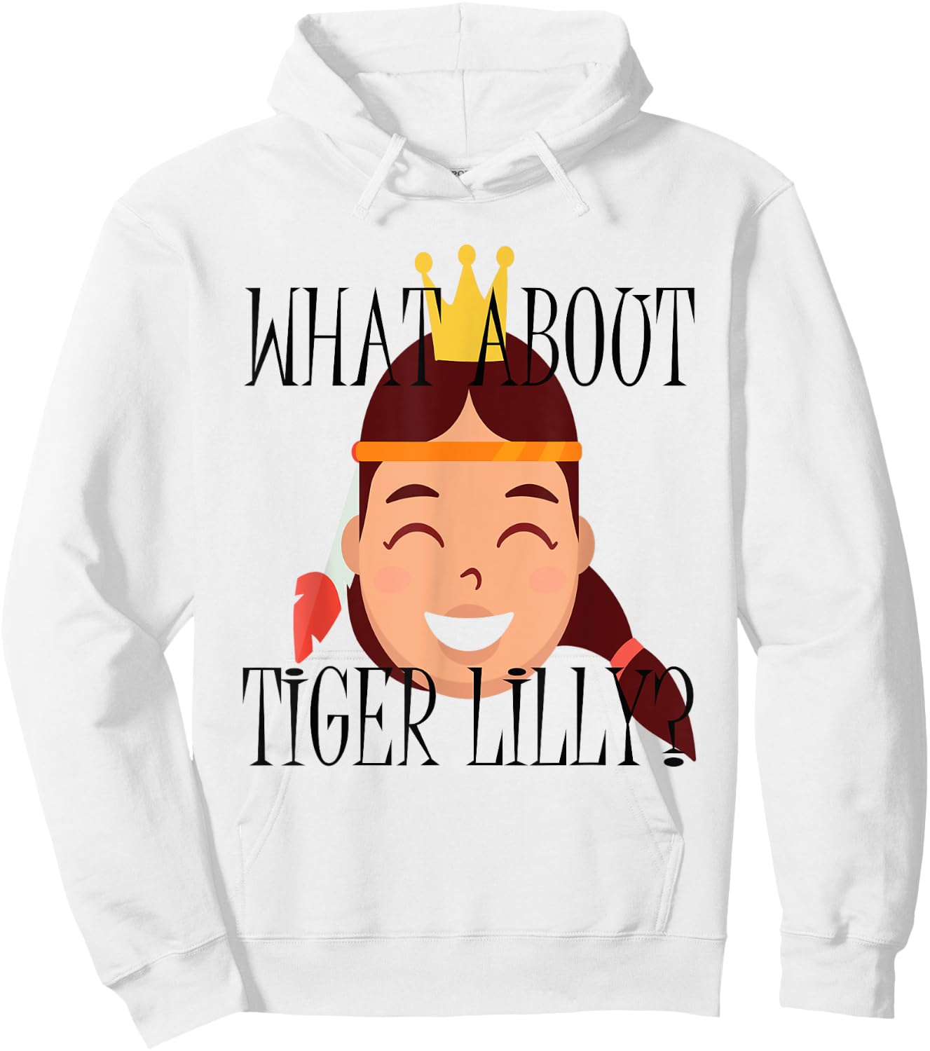 What About Tiger Lilly Shirt , Women, Kids Hoodie - Hoodie | White