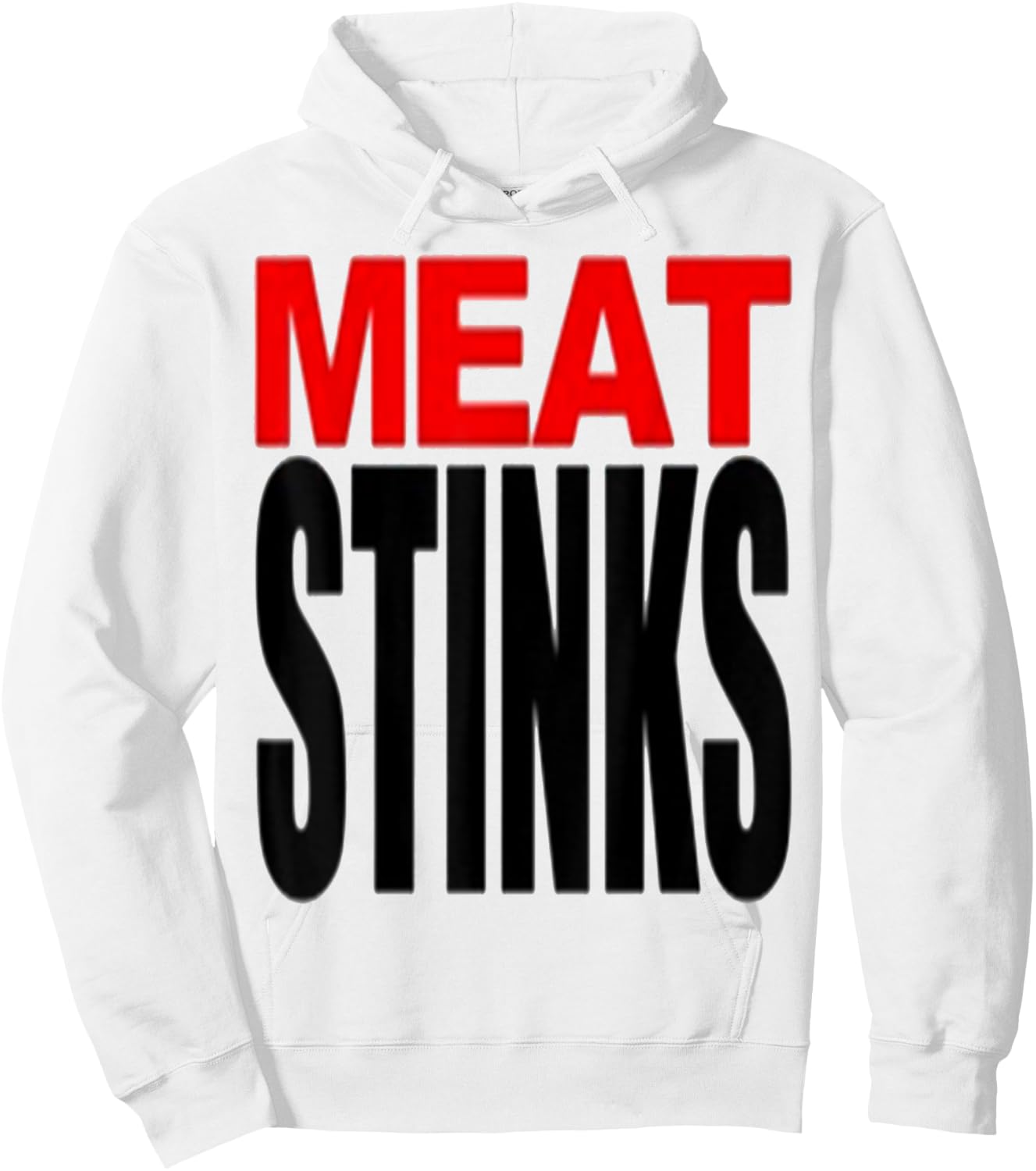 Meat Stinks Hoodie - Hoodie | White