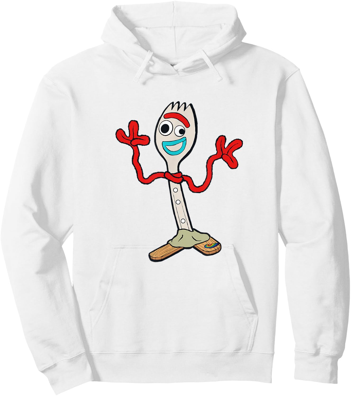 Disney Pixar Toy Story 4 Forky Hoodie - Hoodie | White