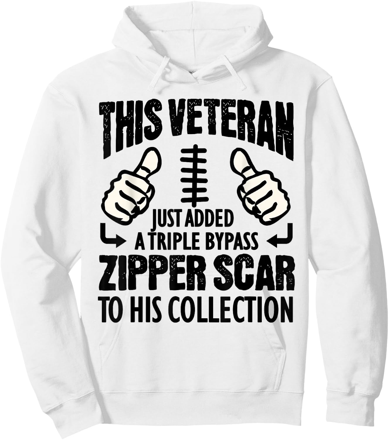 Heart Surgery Recovery Gift Veteran Triple Bypass Survivors Hoodie - Hoodie | White