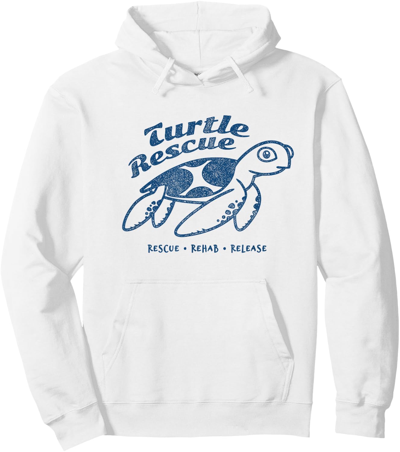 Turtle Rescue - Rescue Rehab Release Turtle Conservation Hoodie - Hoodie | White