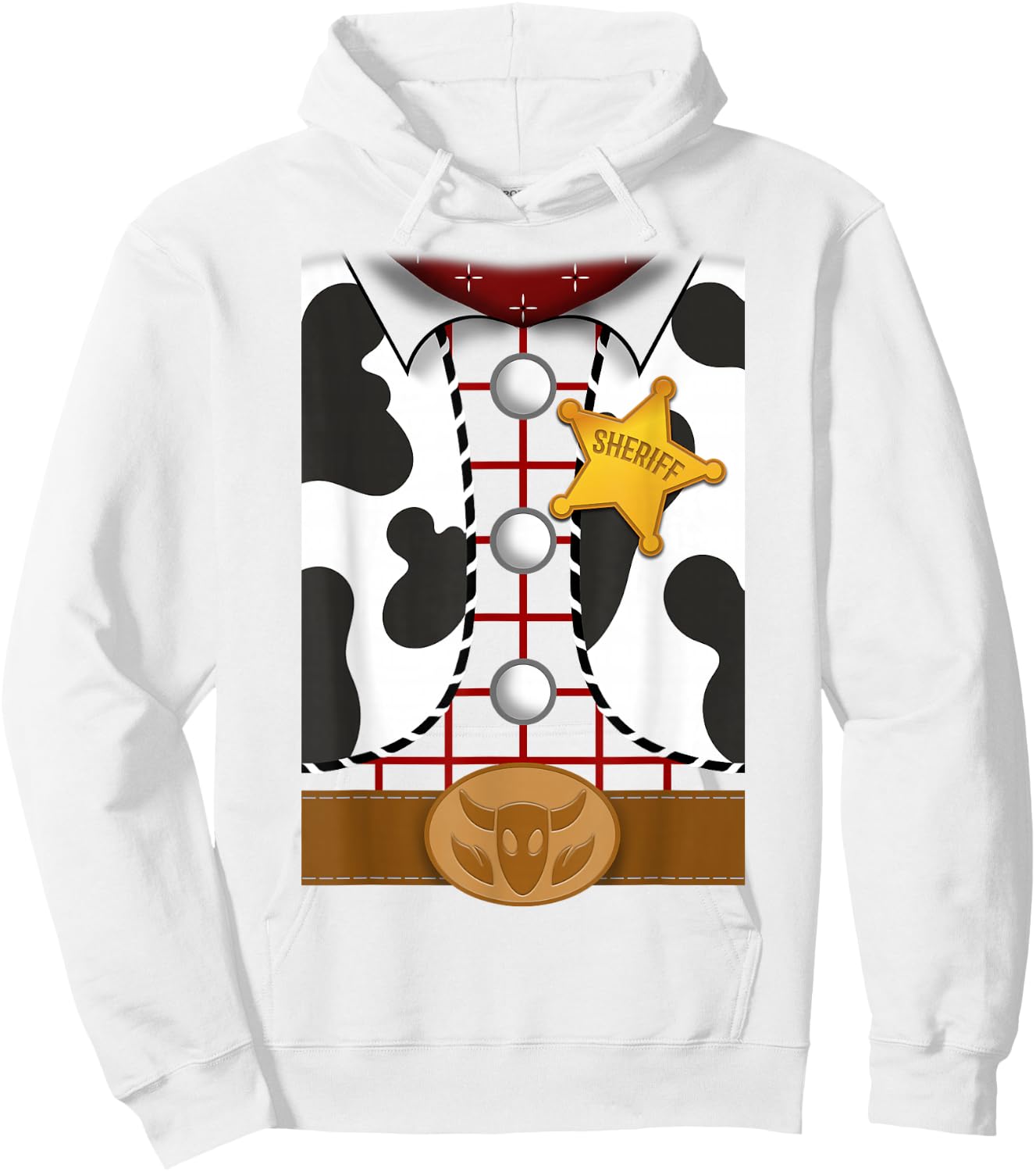 Disney Pixar Toy Story Woody Suit Halloween Hoodie - Hoodie | White