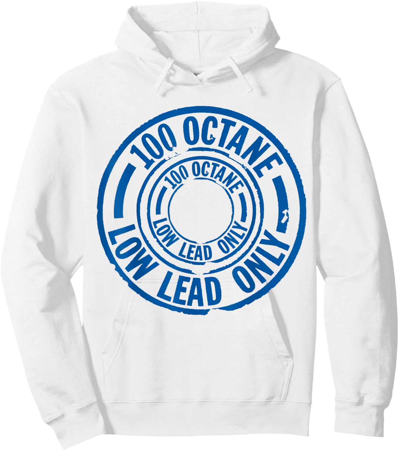 100LL General Aviation Pilot Flying Airplane Hoodie - Hoodie | White