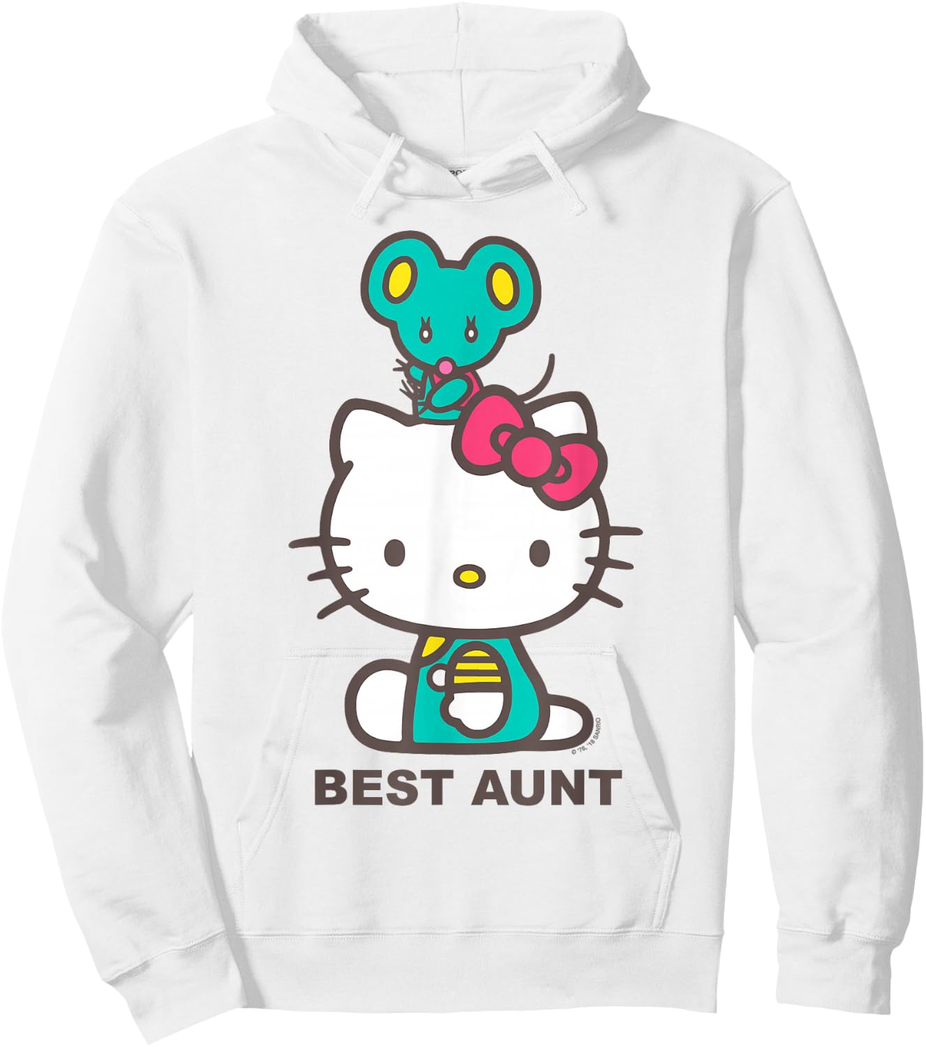 Hello Kitty Best Aunt Shirt Hoodie - Hoodie | White