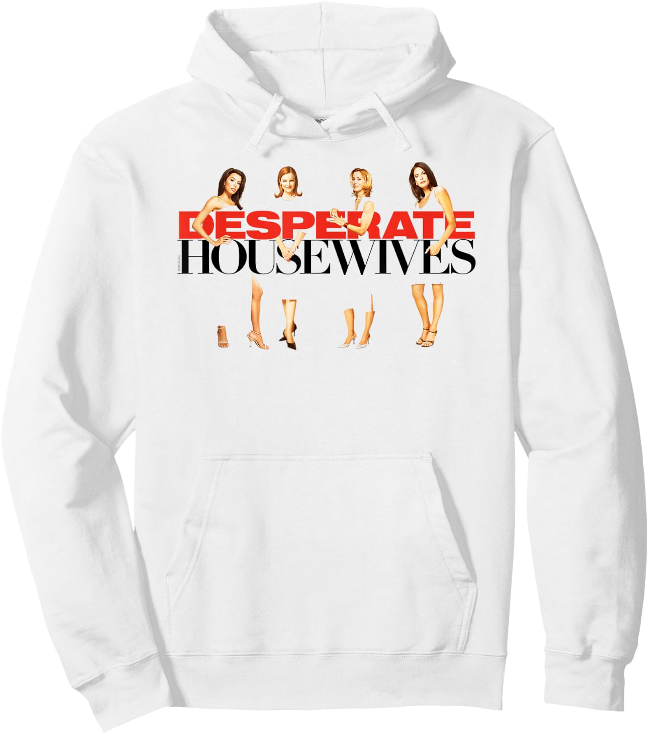 Desperate Housewives Logo Ladies Hoodie - Hoodie | White