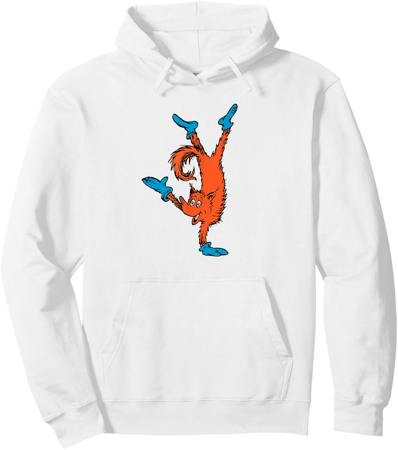 Dr. Seuss Fox in Socks Handstand Hoodie - Hoodie | White