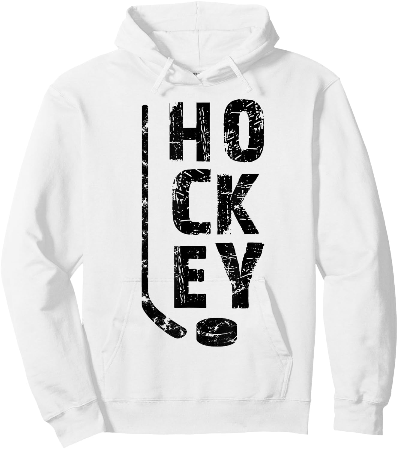 Ice Hockey Player Hoodie - Hoodie | White