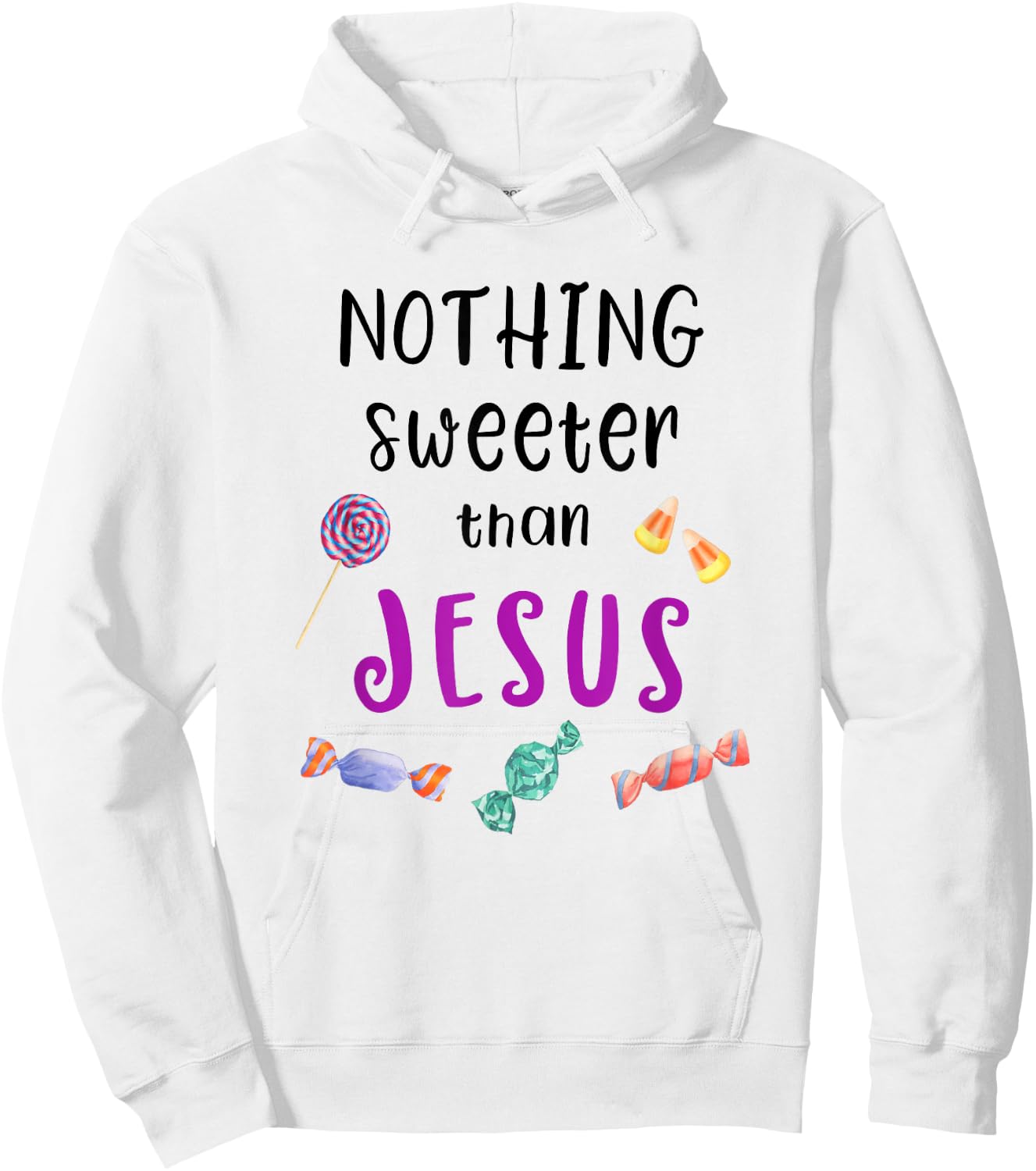Jesus Trunk Or Treat Candy For Christians Hoodie - Hoodie | White