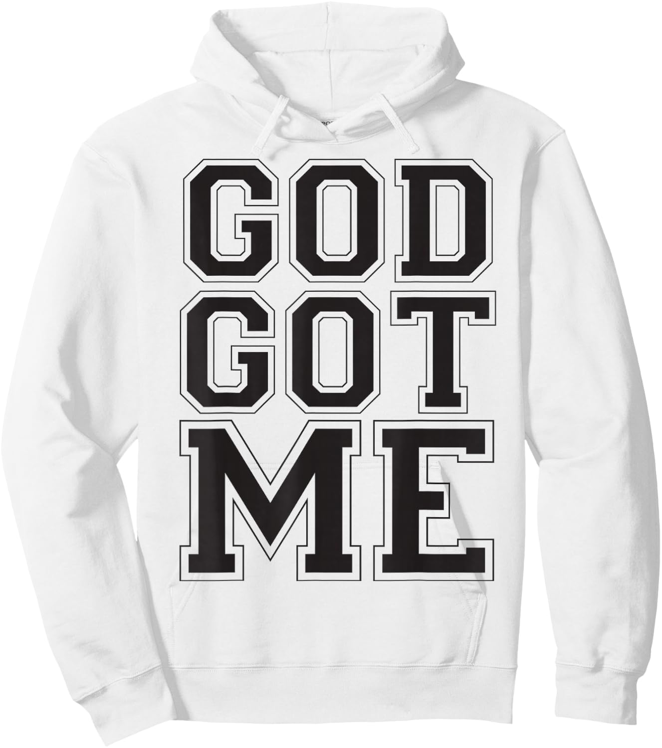 Christian T Shirt God Got Me (Black) Hoodie - Hoodie | White