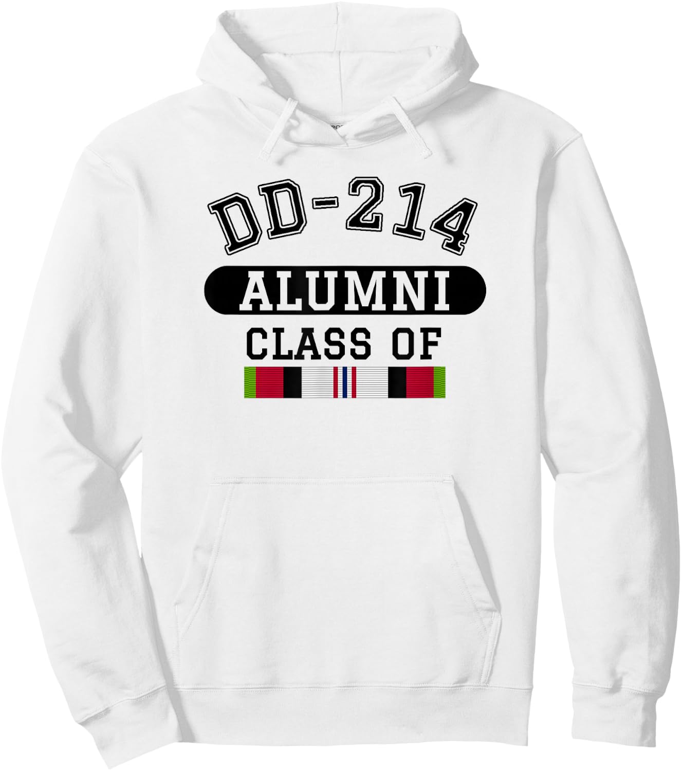 DD-214 Alumni Class of OEF Afghanistan Veteran Pride Hoodie - Hoodie | White
