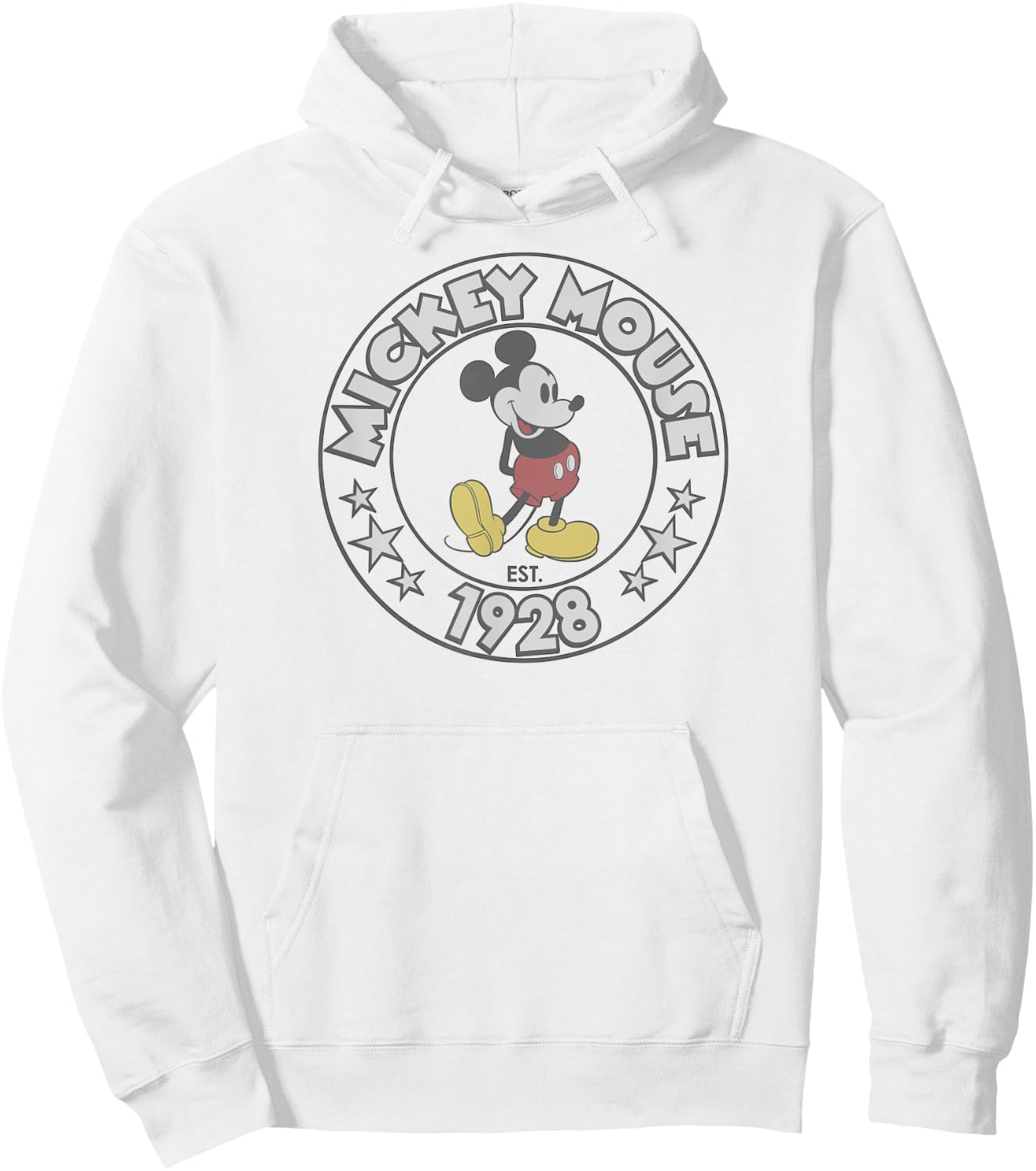 Disney - Retro Mickey Mouse Original 90th Anniversary Hoodie - Hoodie | White