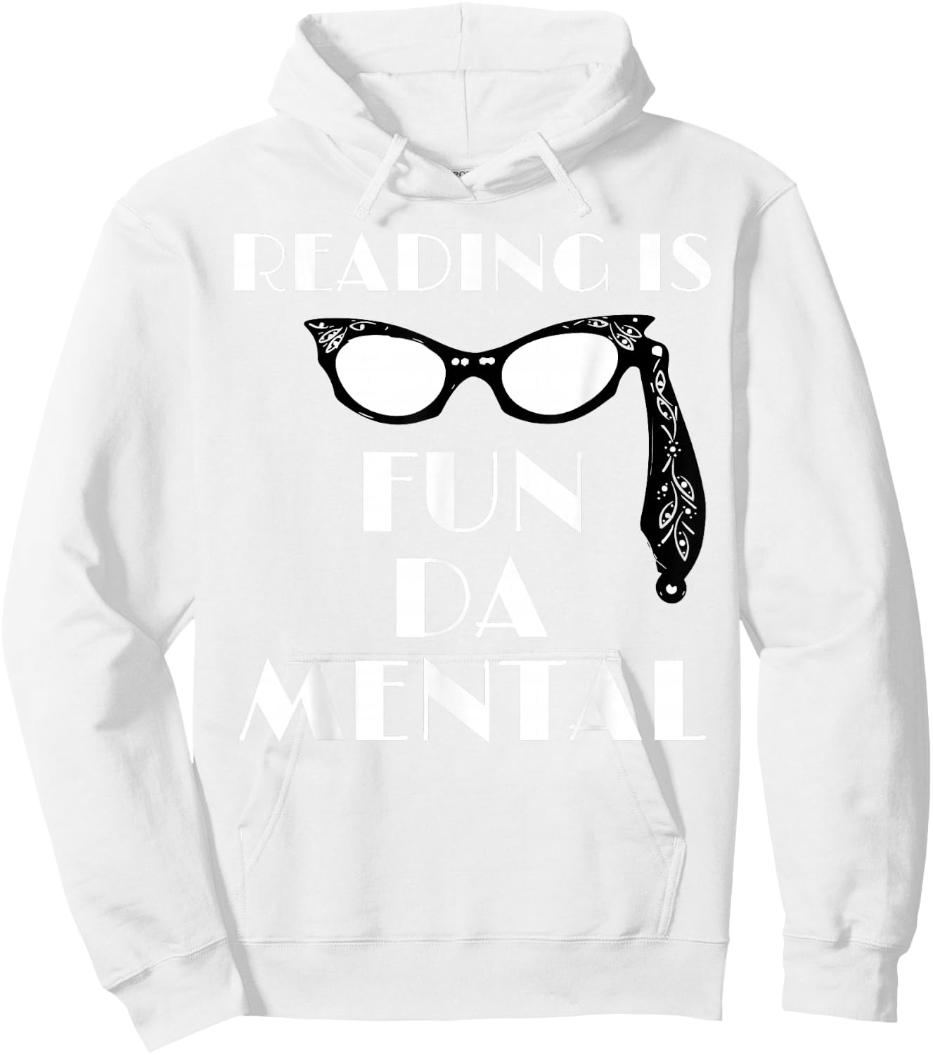 Reading Is Fundamental Drag Queen Race Hoodie - Hoodie | White