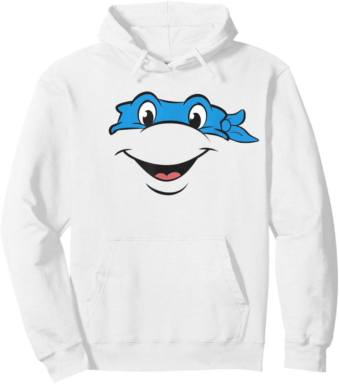 Teenage Mutant Ninja Turtles Leonardo Big Face Costume Hoodie - Hoodie | White