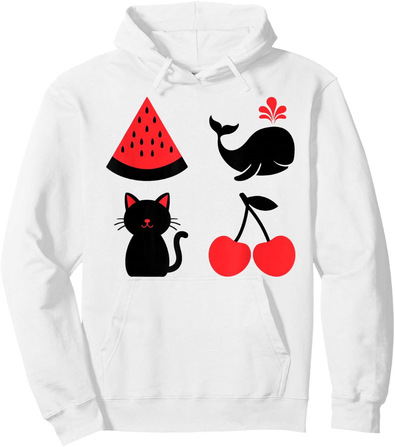 High Contrast Baby Hoodie - Hoodie | White