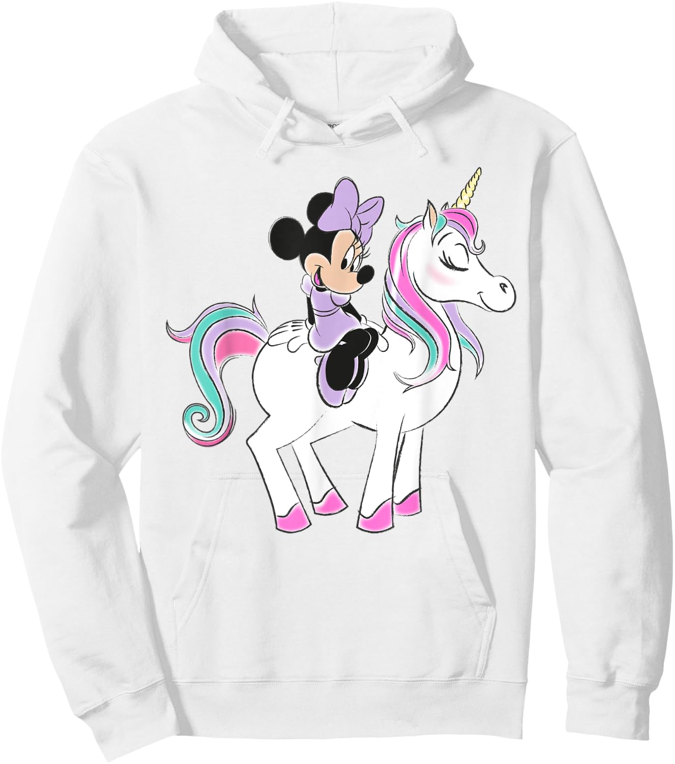 Disney - Minnie and Unicorn Hoodie - Hoodie | White