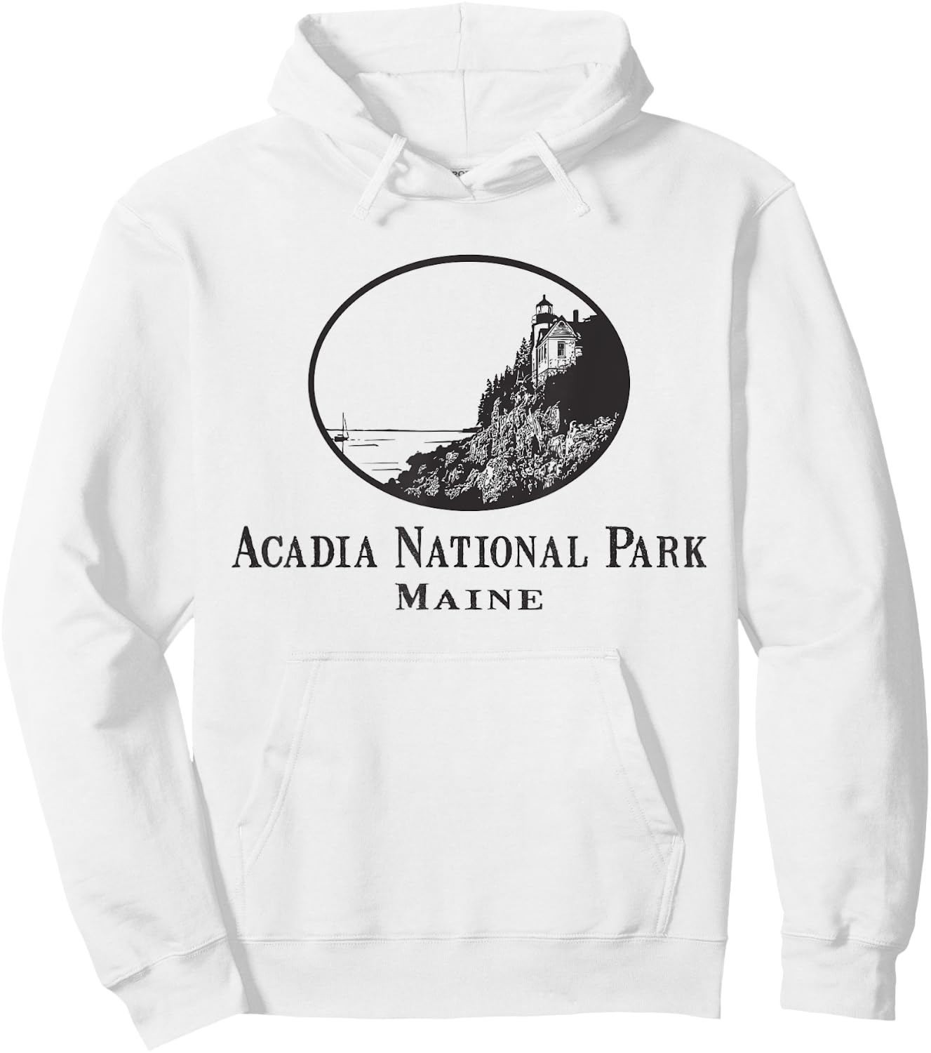 Acadia National Park Hoodie - Hoodie | White
