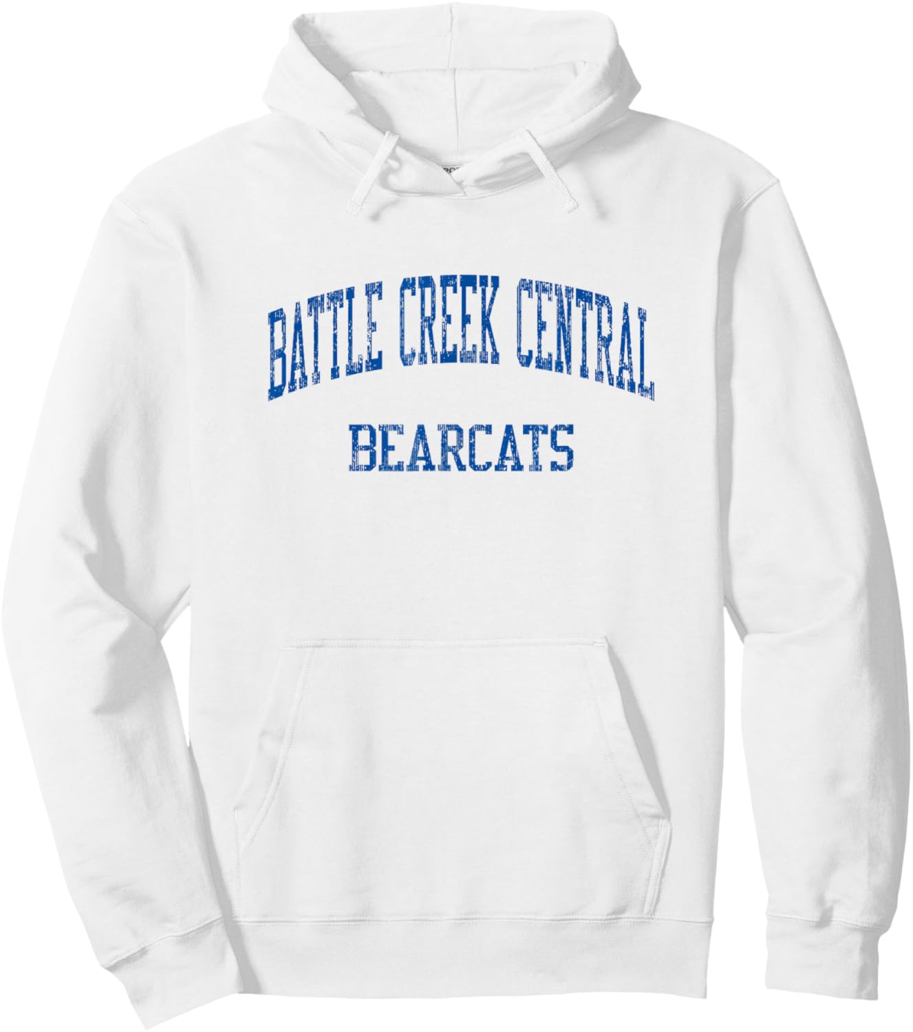 Battle Creek Central High School HS Battle Creek MI Vintage Hoodie - Hoodie | White