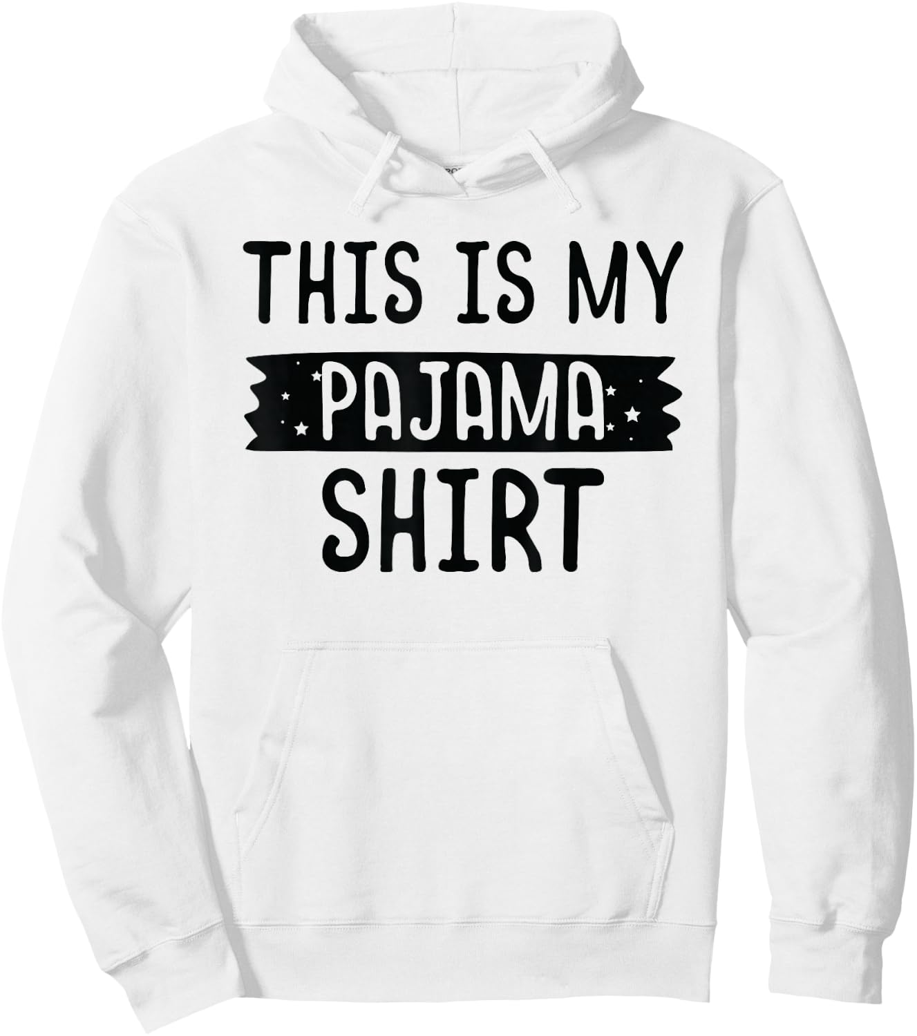 This is My Pajama PJ Top Teen Boys Girls Bedtime Kids Hoodie - Hoodie | White