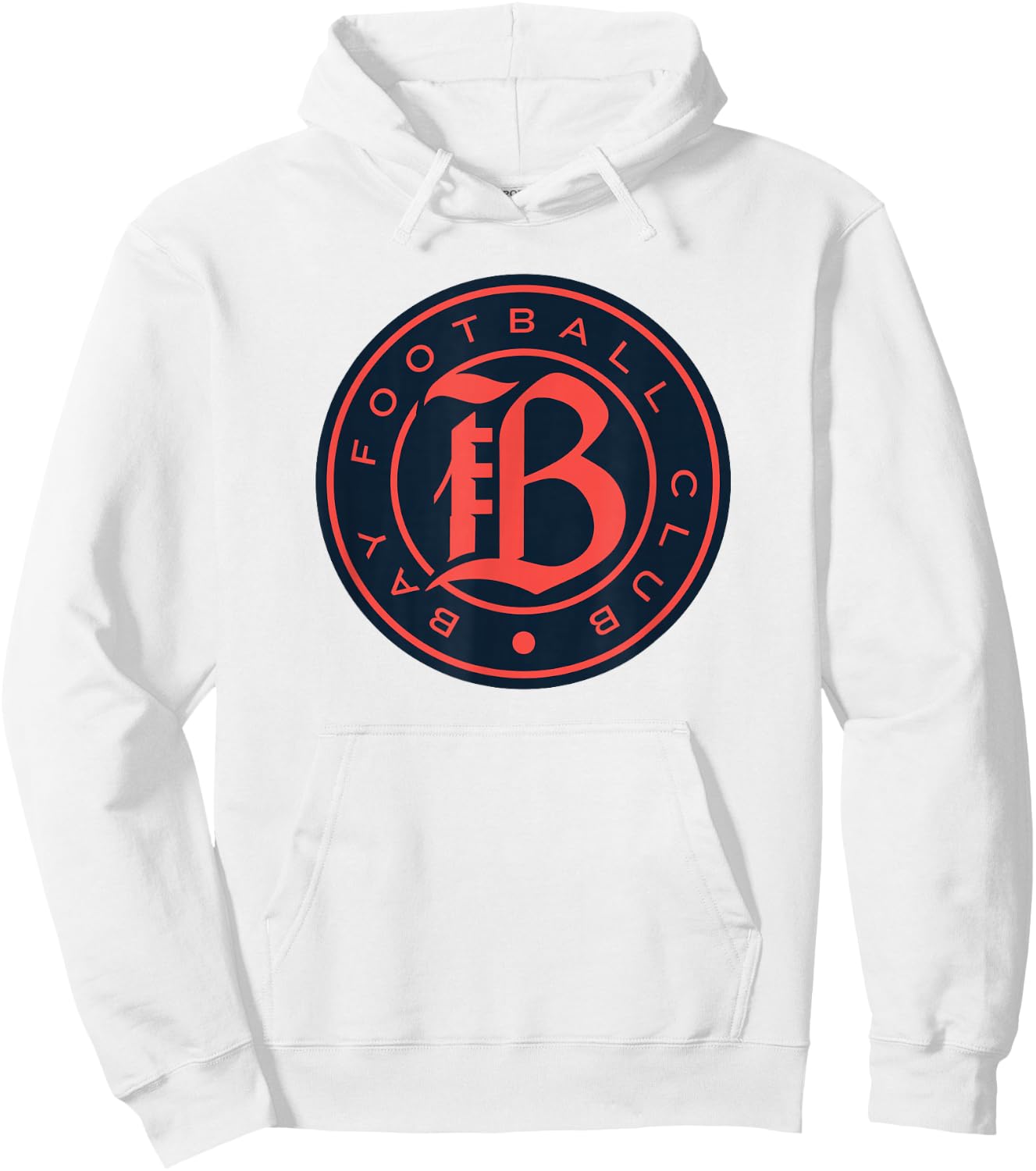 Officially Licensed Bay FC NWSL Soccer Apparel Hoodie - Hoodie | White