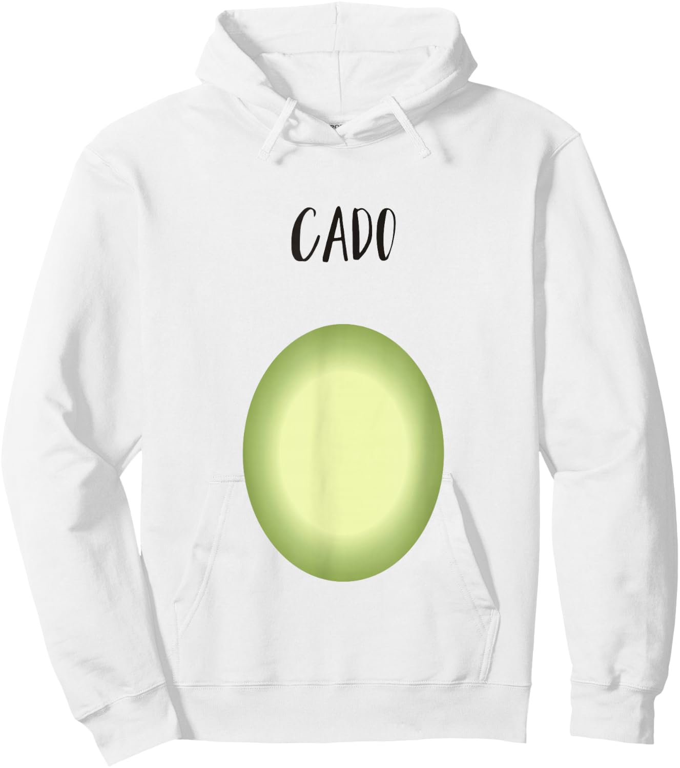 Part 2 of 2 Avocado Couple Costume for Halloween Hoodie - Hoodie | White