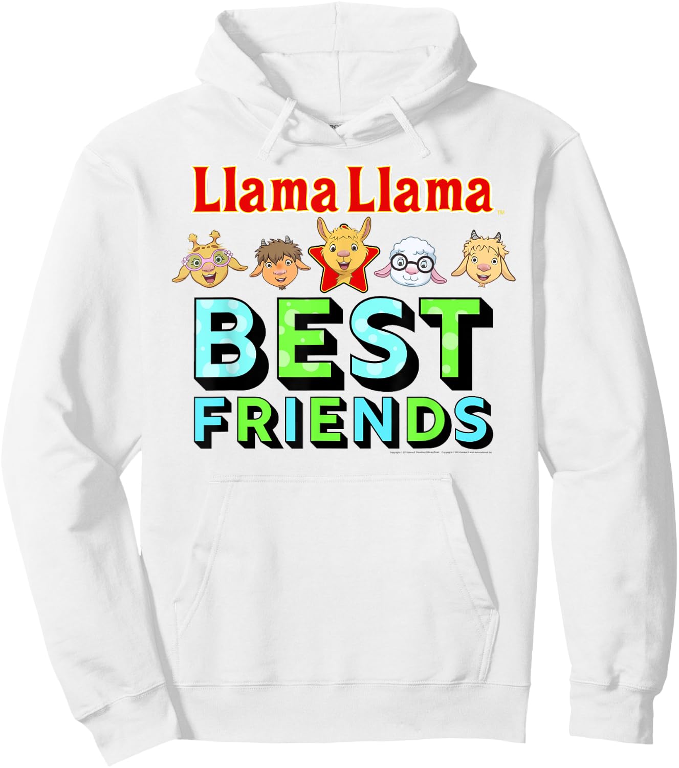 Llama Llama Netflix Best Friends Shirt Hoodie - Hoodie | White