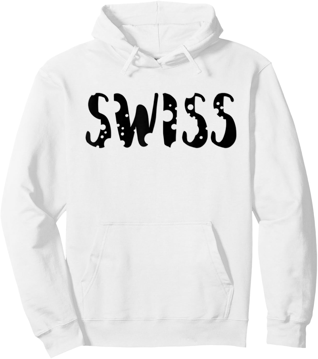 Cheese Swiss Shirt Hoodie - Hoodie | White